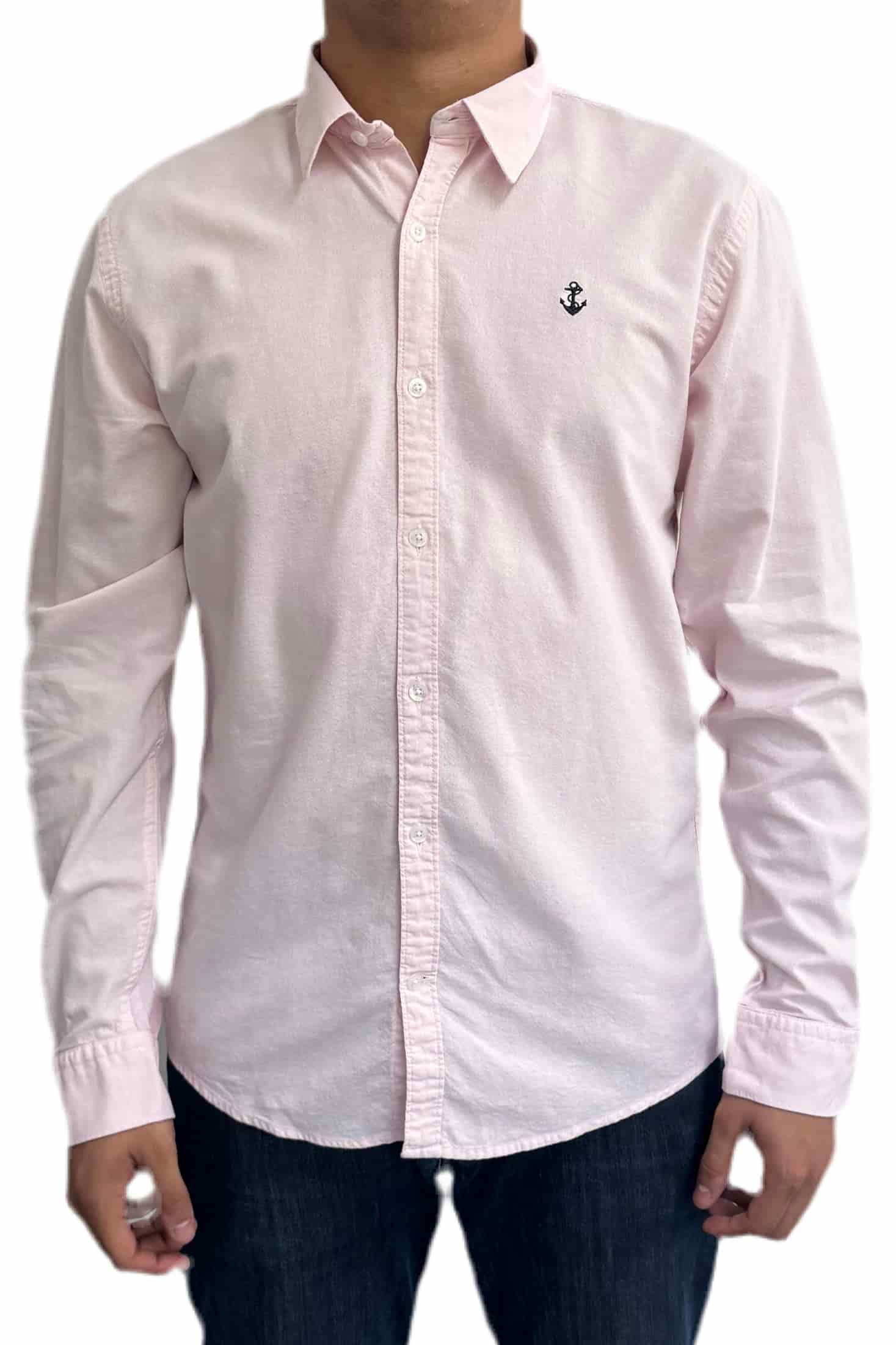 Camisa Rosada A Navy - miniatura 1