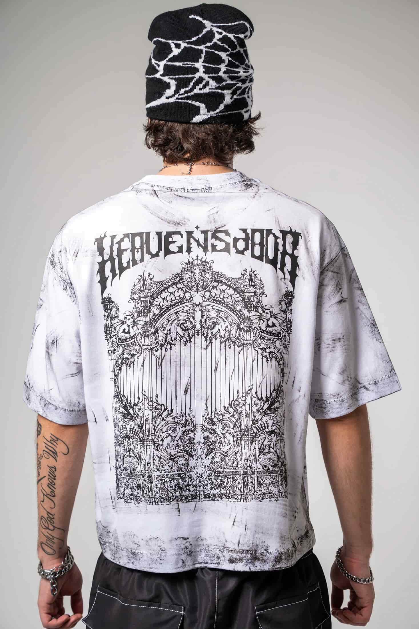 Camiseta Distressed Heaven's door - miniatura 1