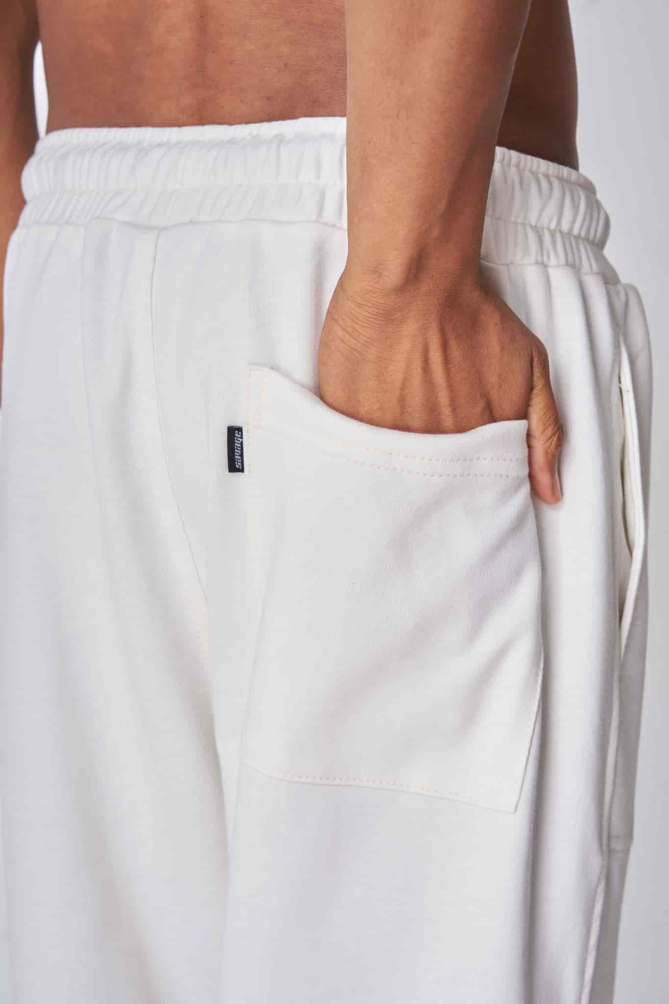 Sweet pant French terry blanco crema 14376 - miniatura 4