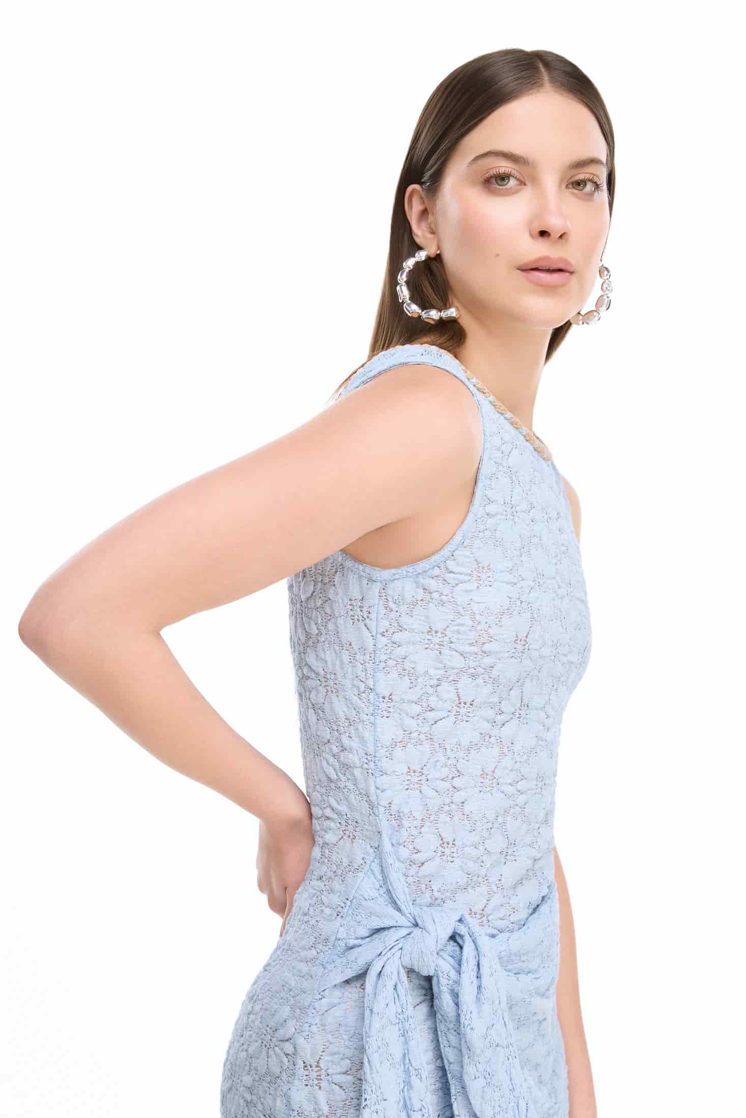 DANIELLE MINI DRESS BLUE - miniatura 2
