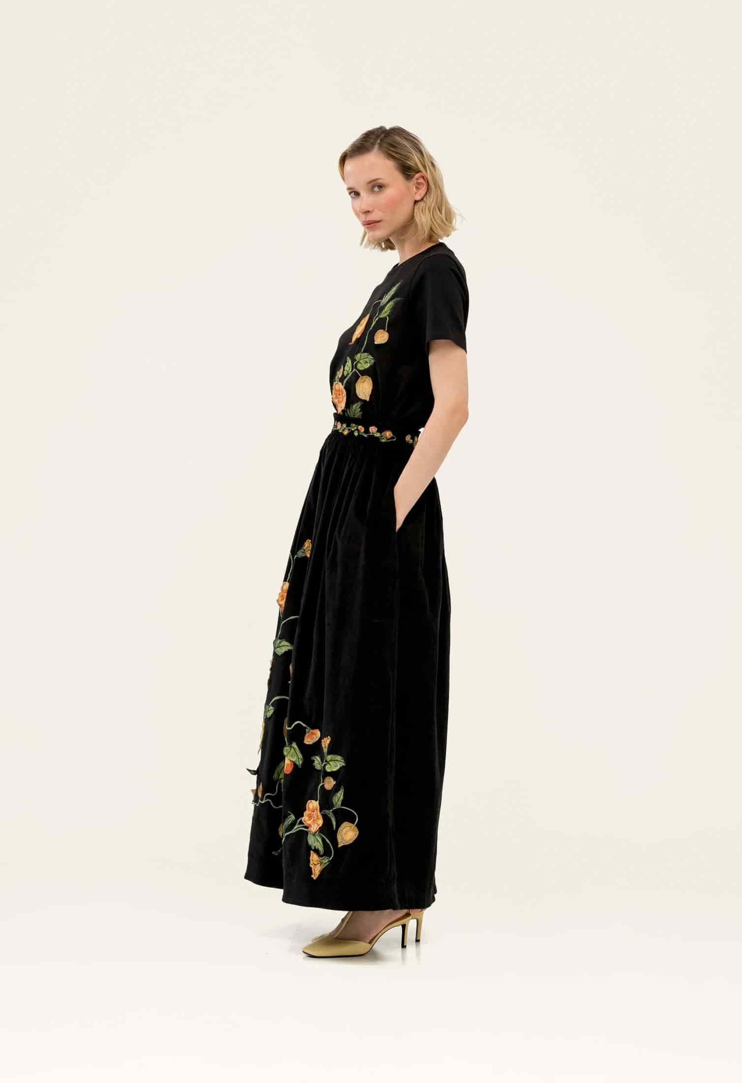 Tangelo Uchuva Maxi Skirt - miniatura 1