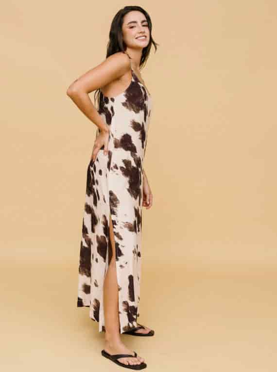 VESTIDO PRINT VACA - miniatura 3