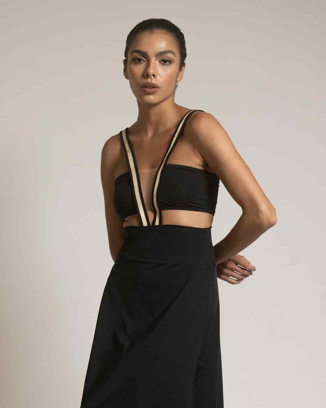 JUANA SKIRT / Negro - miniatura 6