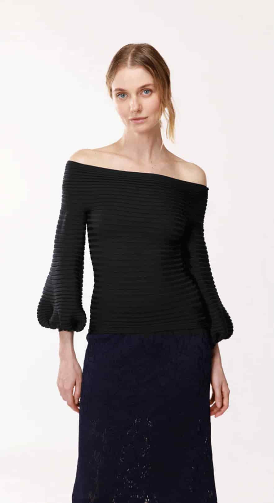 Conde Ribbed Blouse - miniatura 55