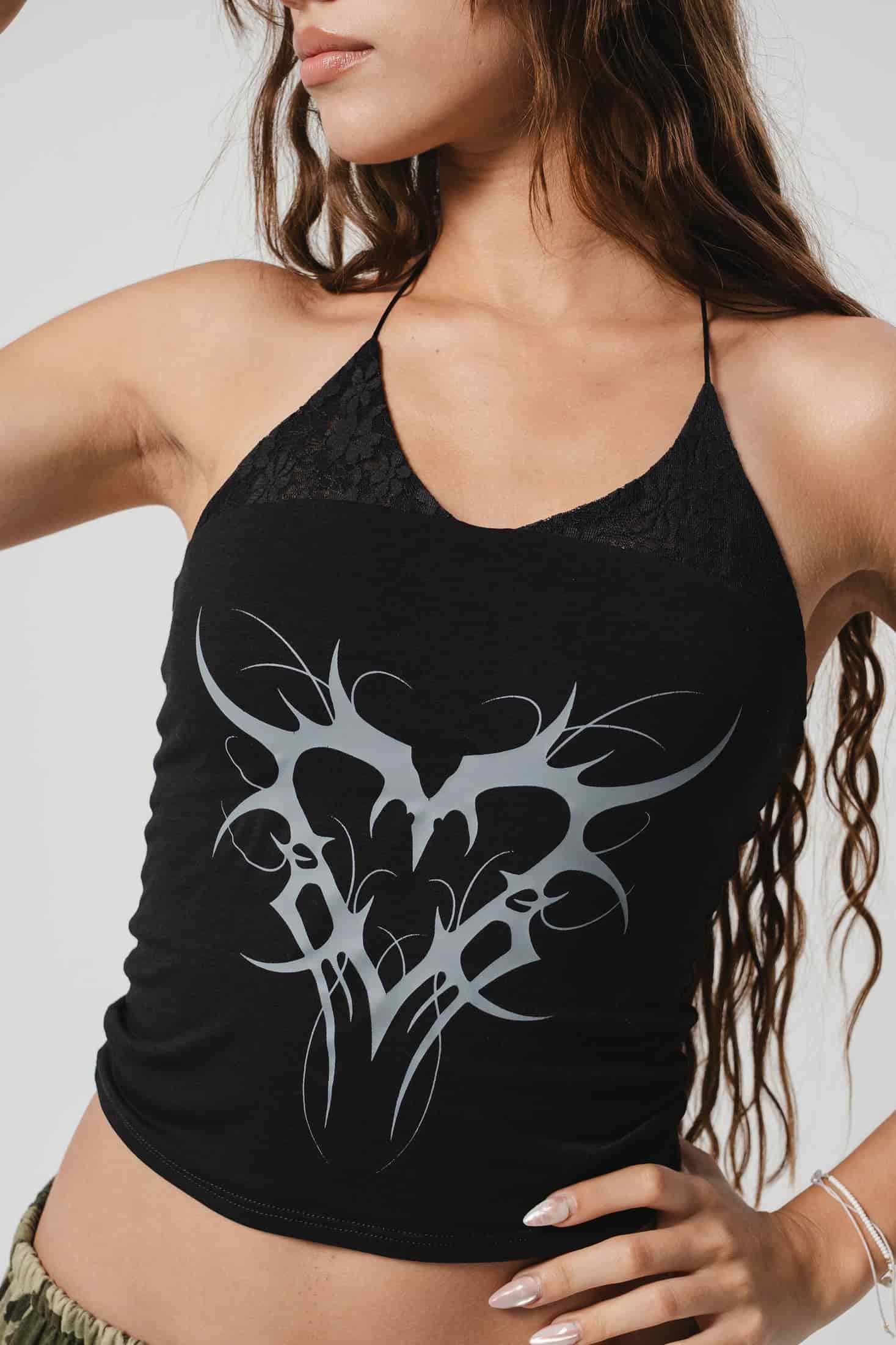 Top Lacey Tribal Heart - miniatura 2