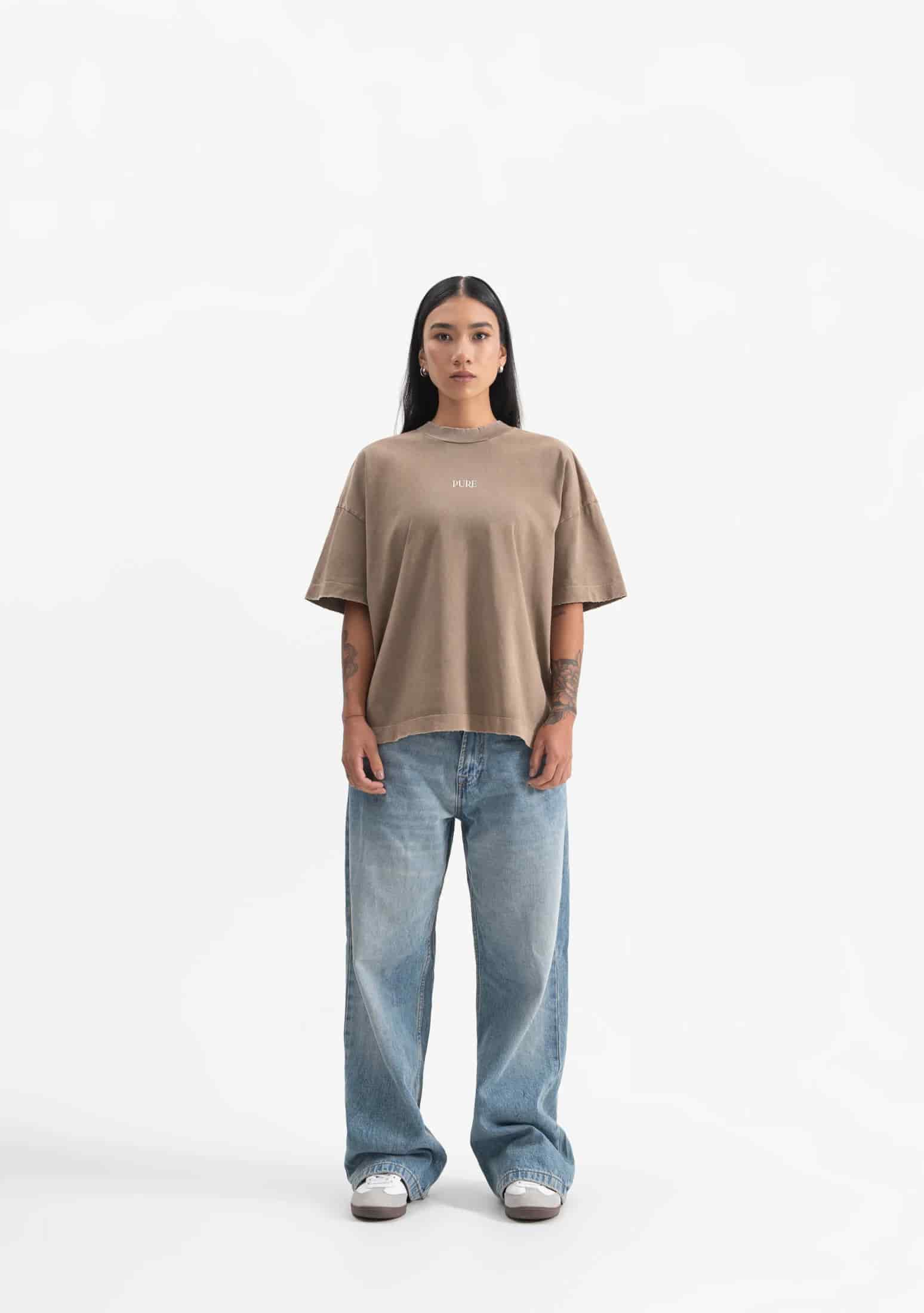 knockout brown gloves T-shirt - miniatura 6