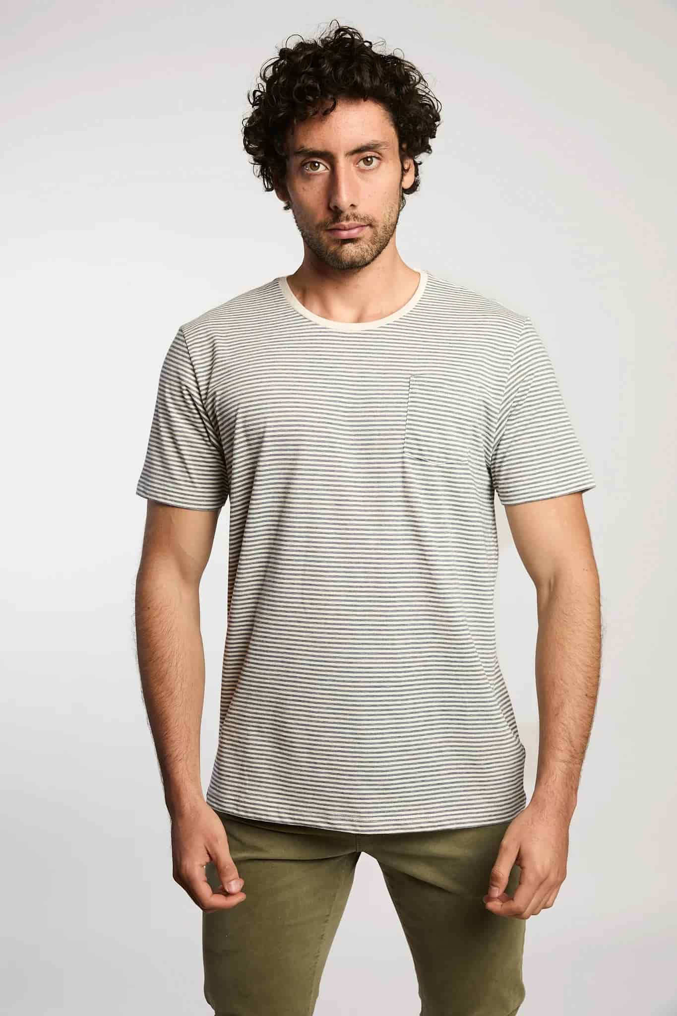 Camiseta Rayas Azul Oscuro - miniatura 6