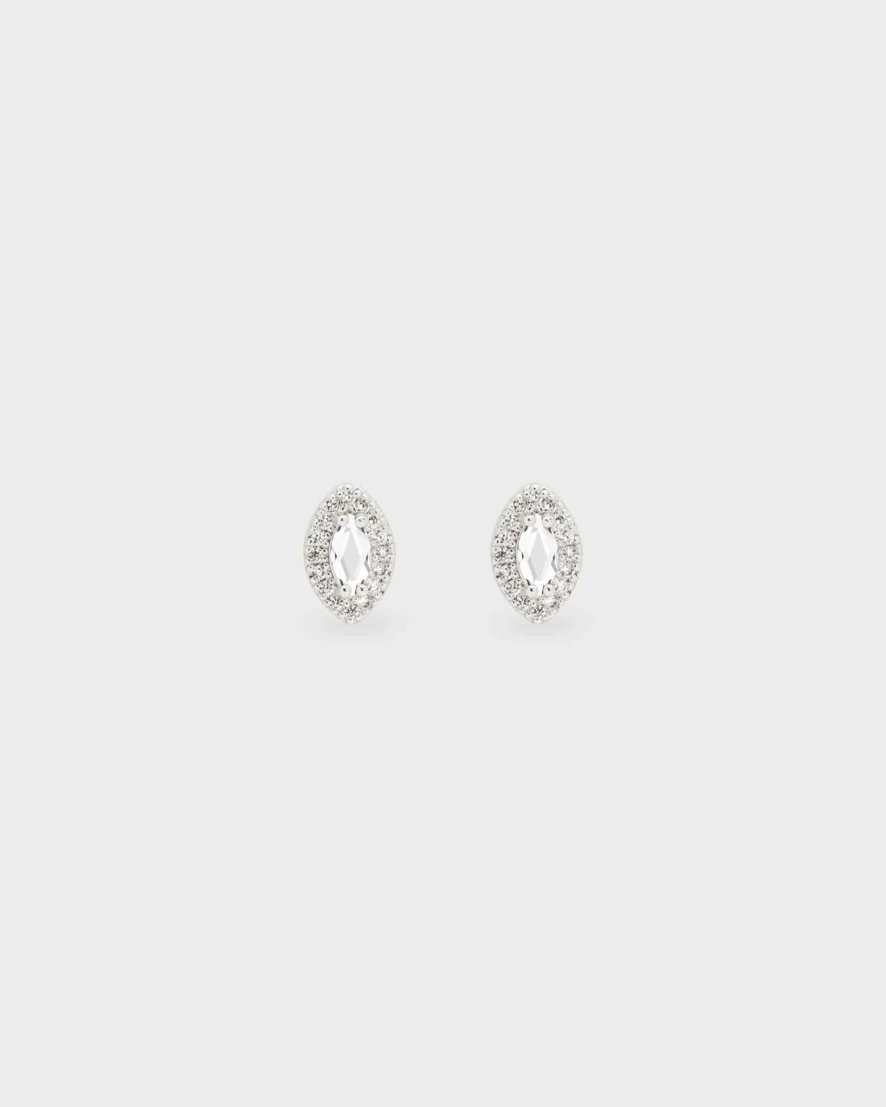 Aretes Oval Cristales - miniatura 2