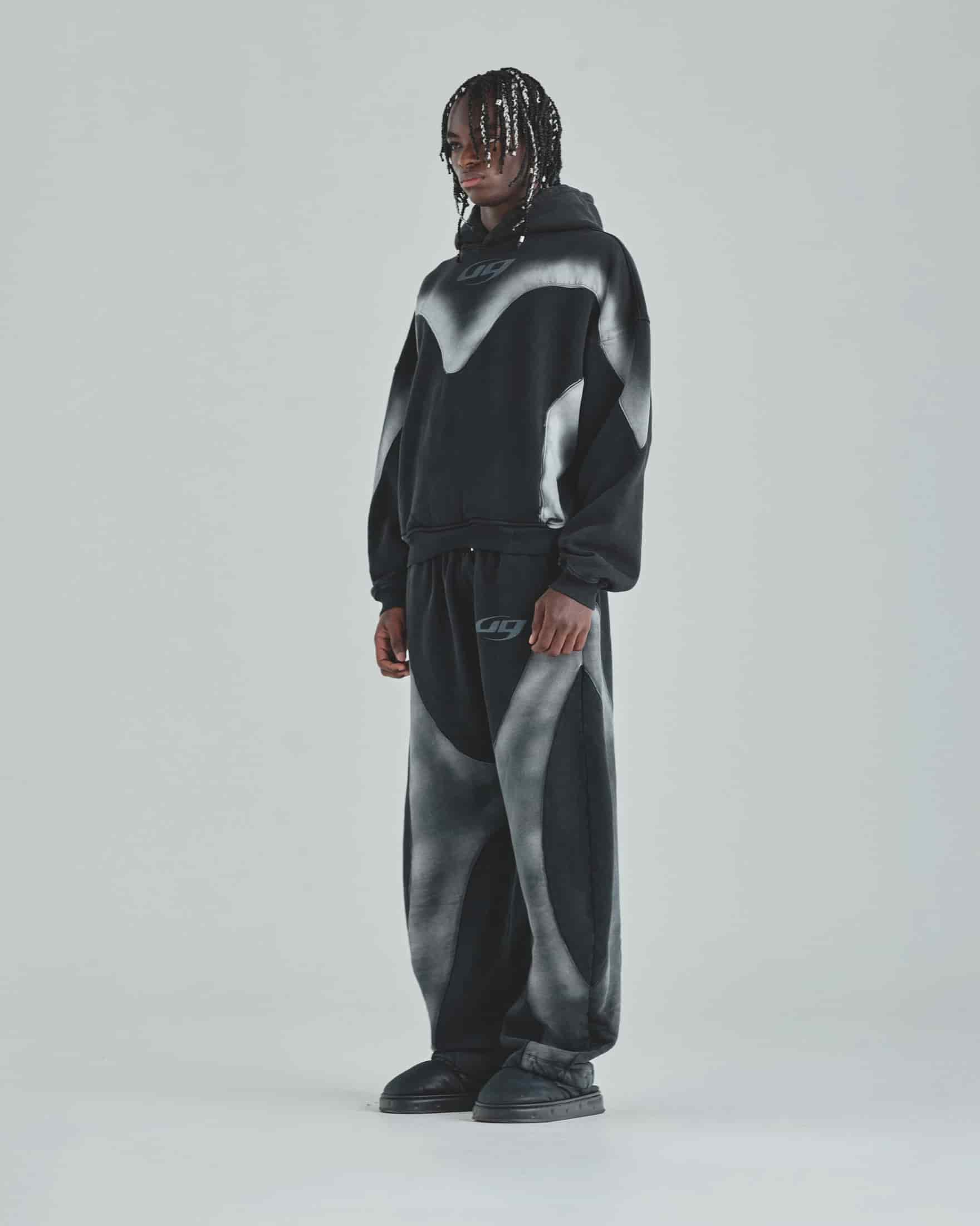 Act 1 UG Boxy Fit Hoodie Sandblast Black - miniatura 5
