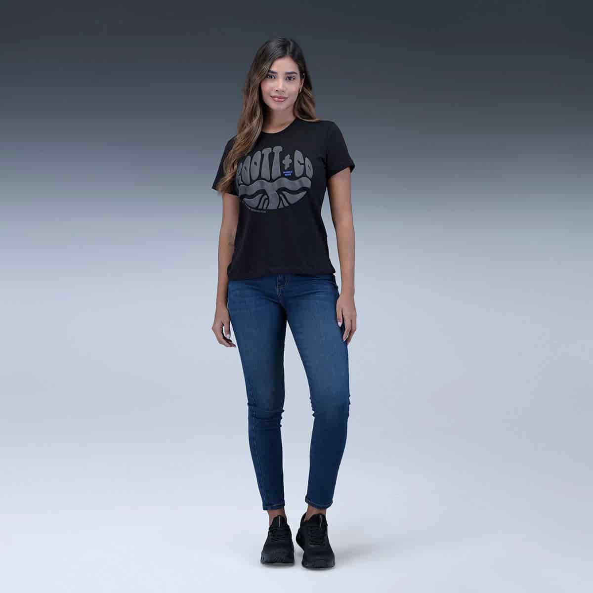 Camiseta Negra Mujer - miniatura 4