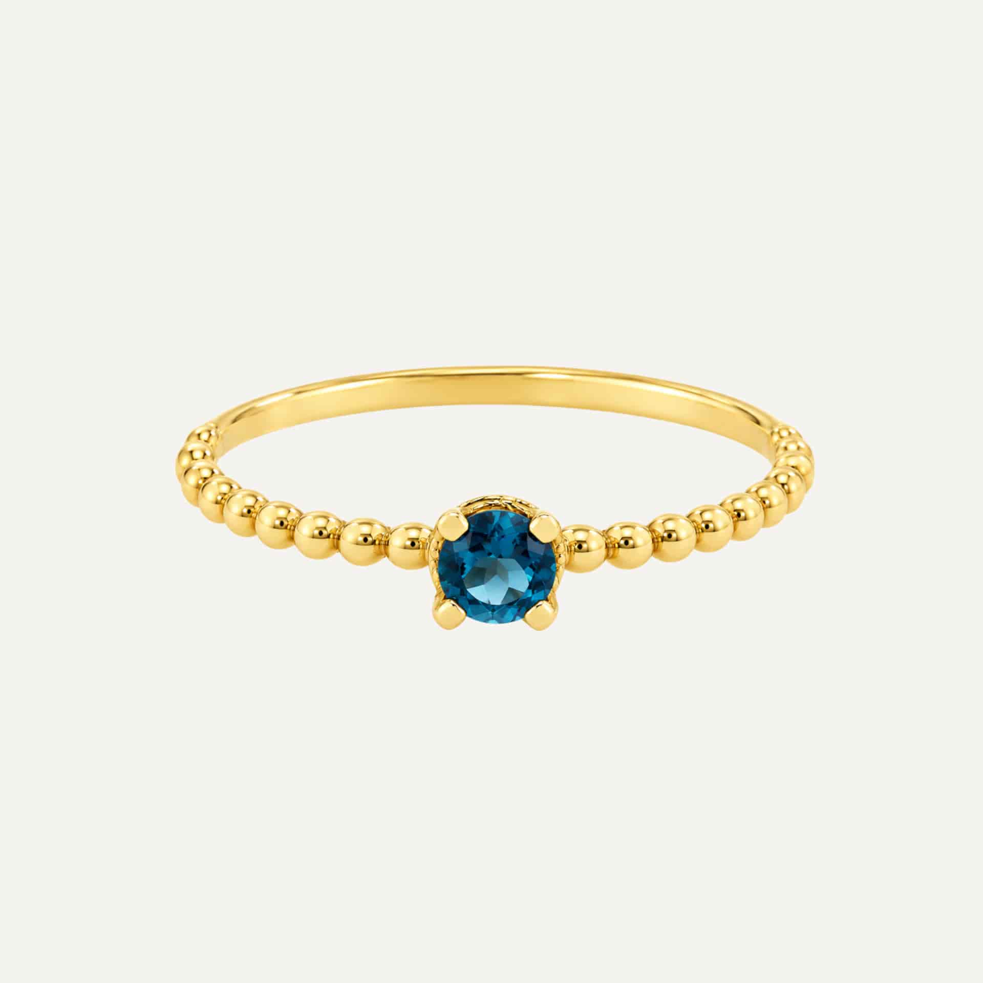 Anillo Birthstone dots - miniatura 6