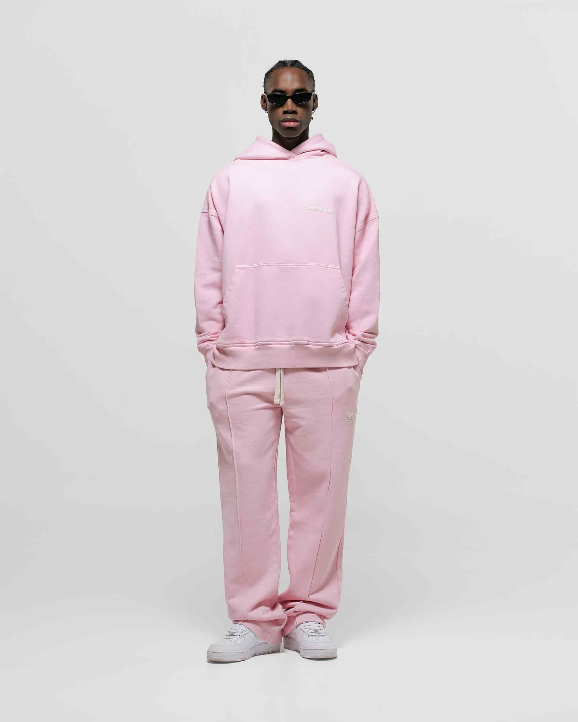Hoodie Oversized Básico V3 - Rosado Pastel - miniatura 3
