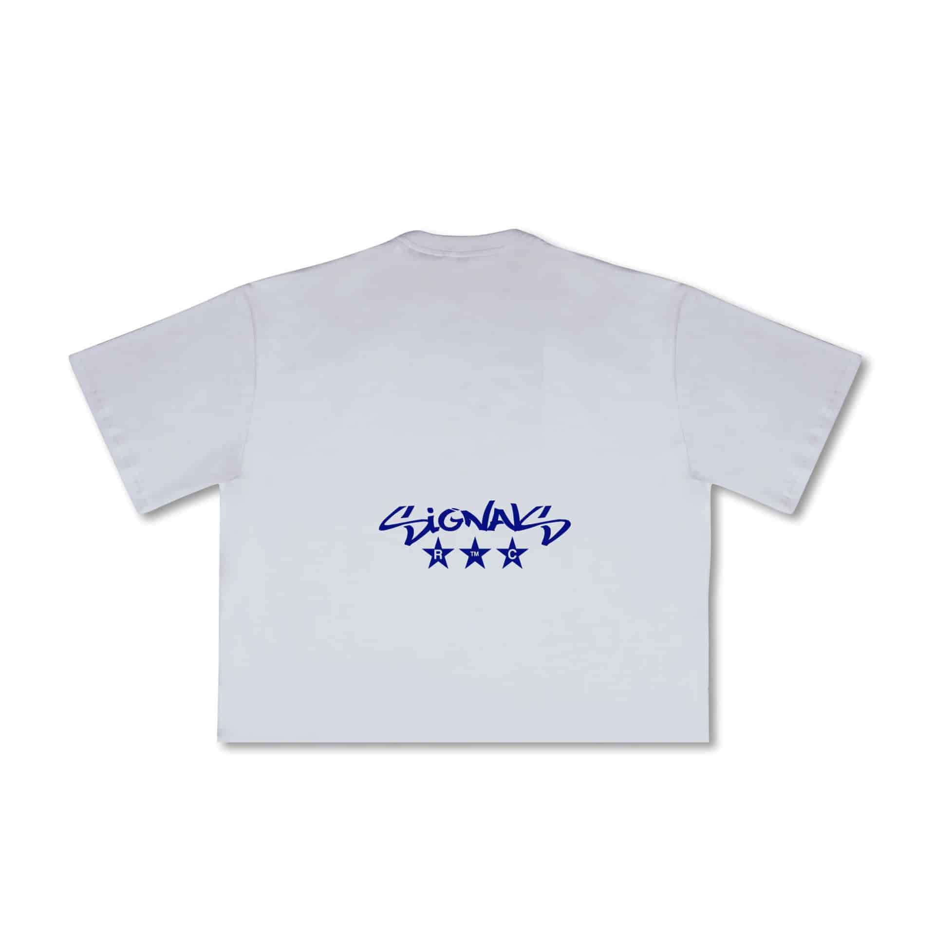 T-shirt Boxy Signals Blanca - miniatura 2