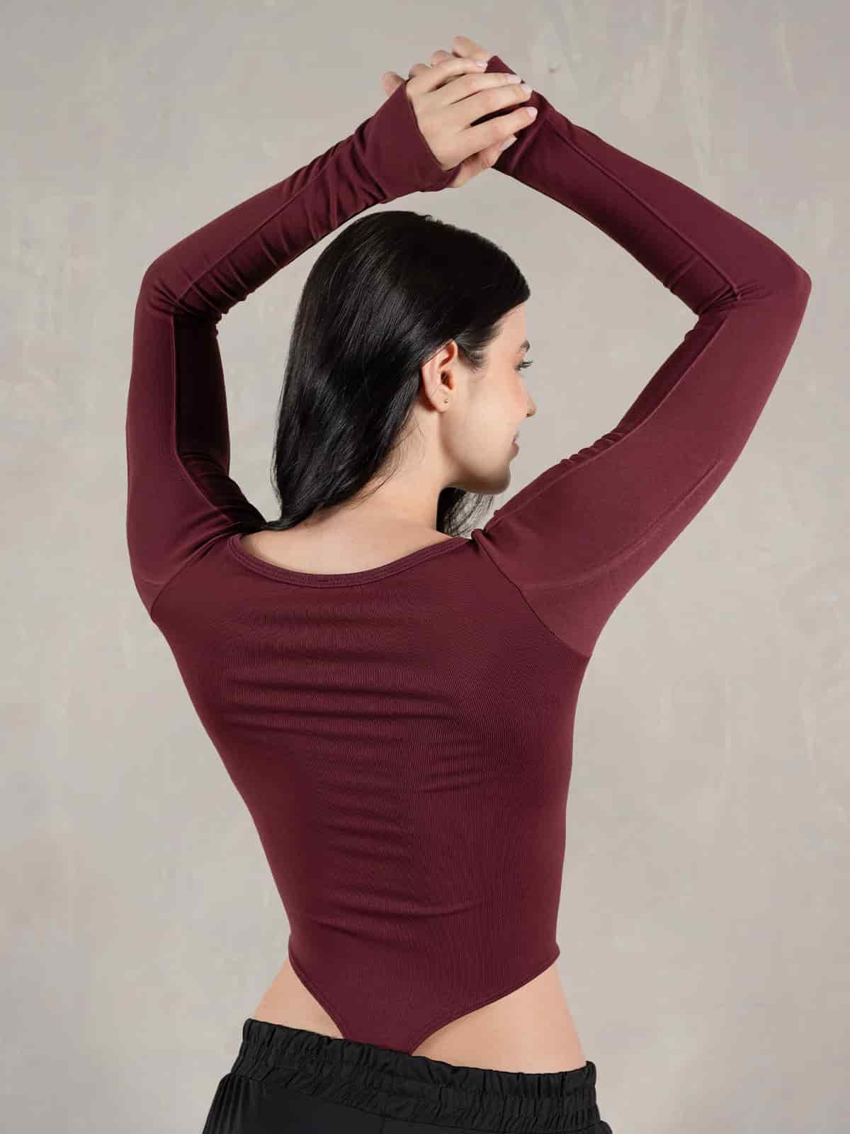 Body Sarah Seamless Vinotinto - miniatura 3