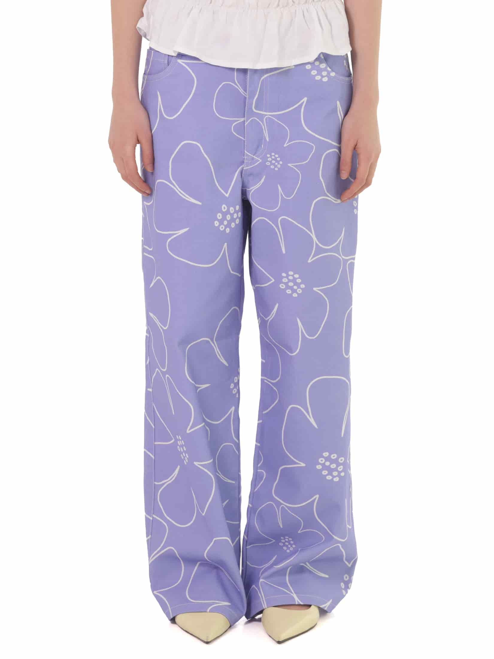 Pantalón Gótico Florentino Morado - miniatura 1