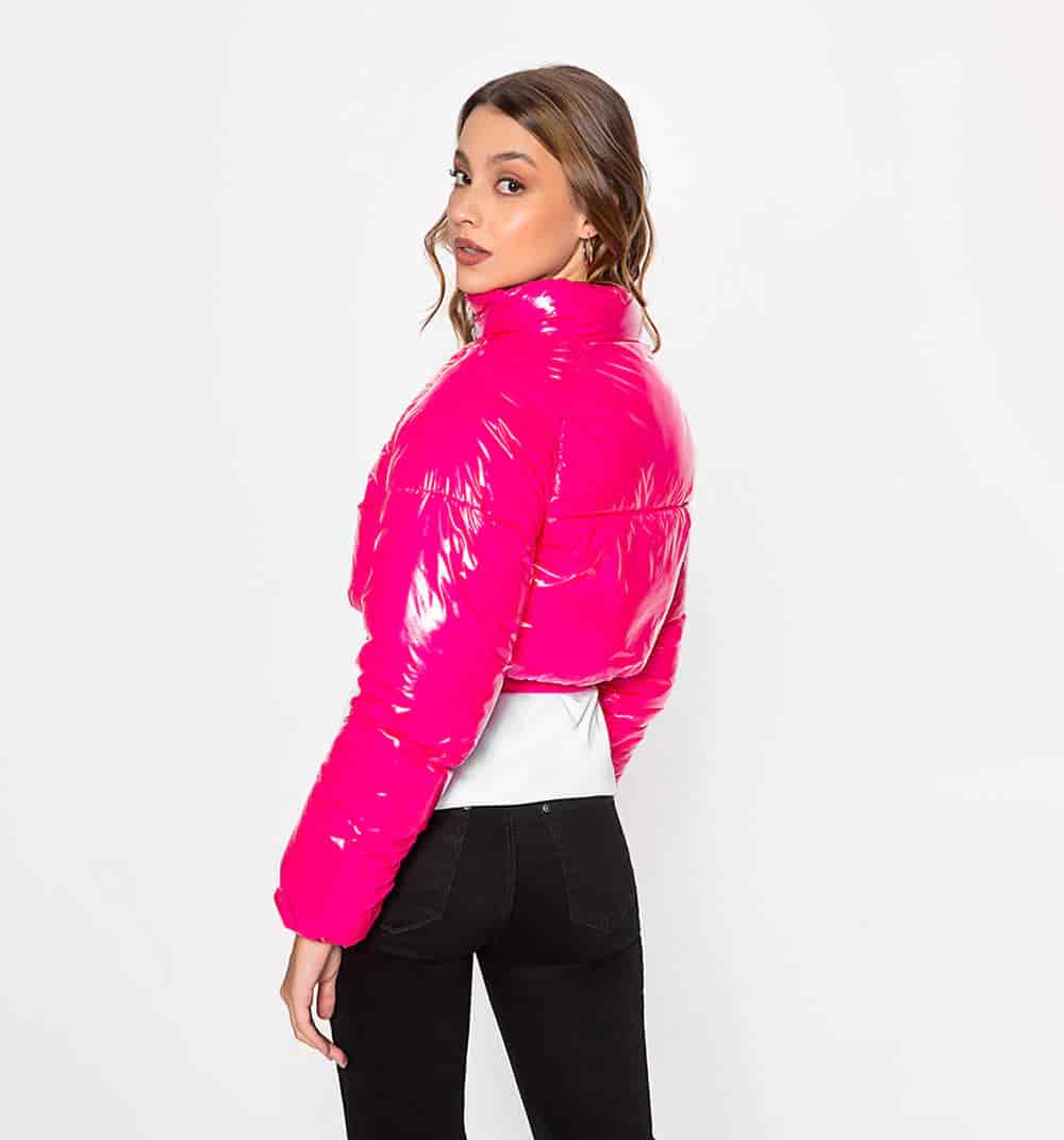 Chaqueta crop acolchada - miniatura 8