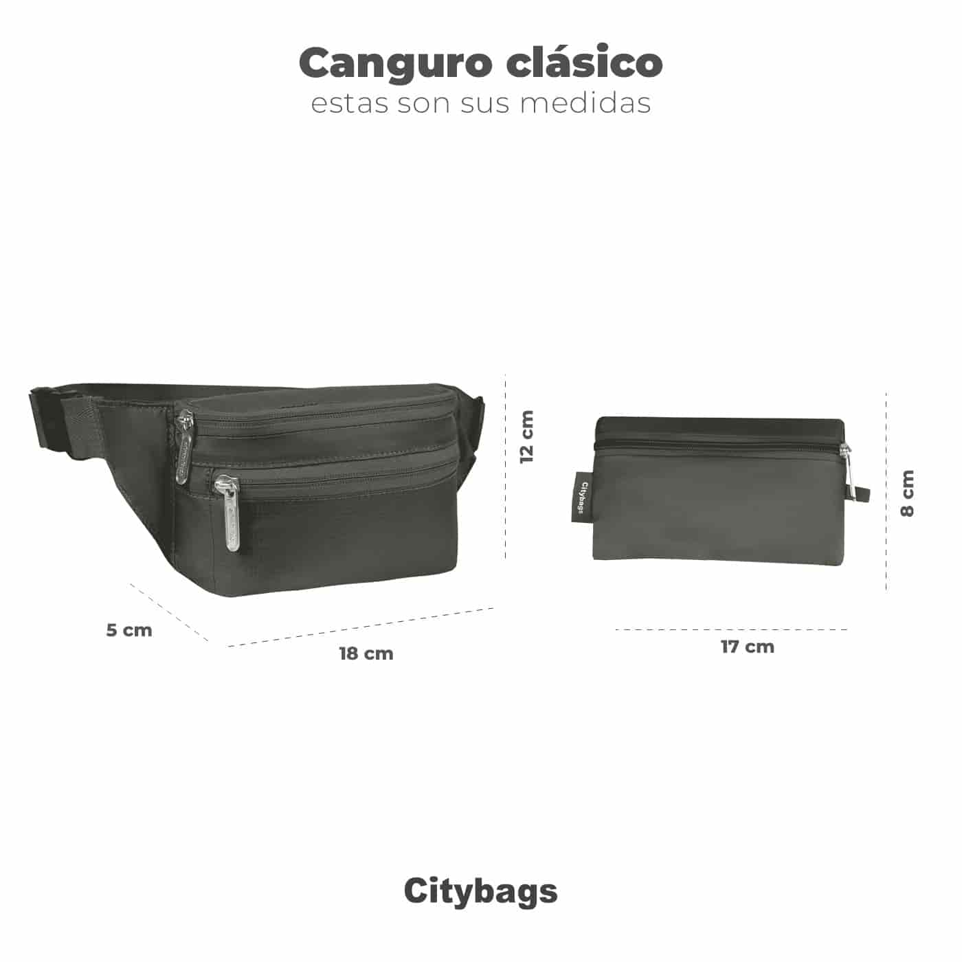 Canguro Plegable ULTRA Estampado Tigres  Citybags Multicolor - miniatura 6