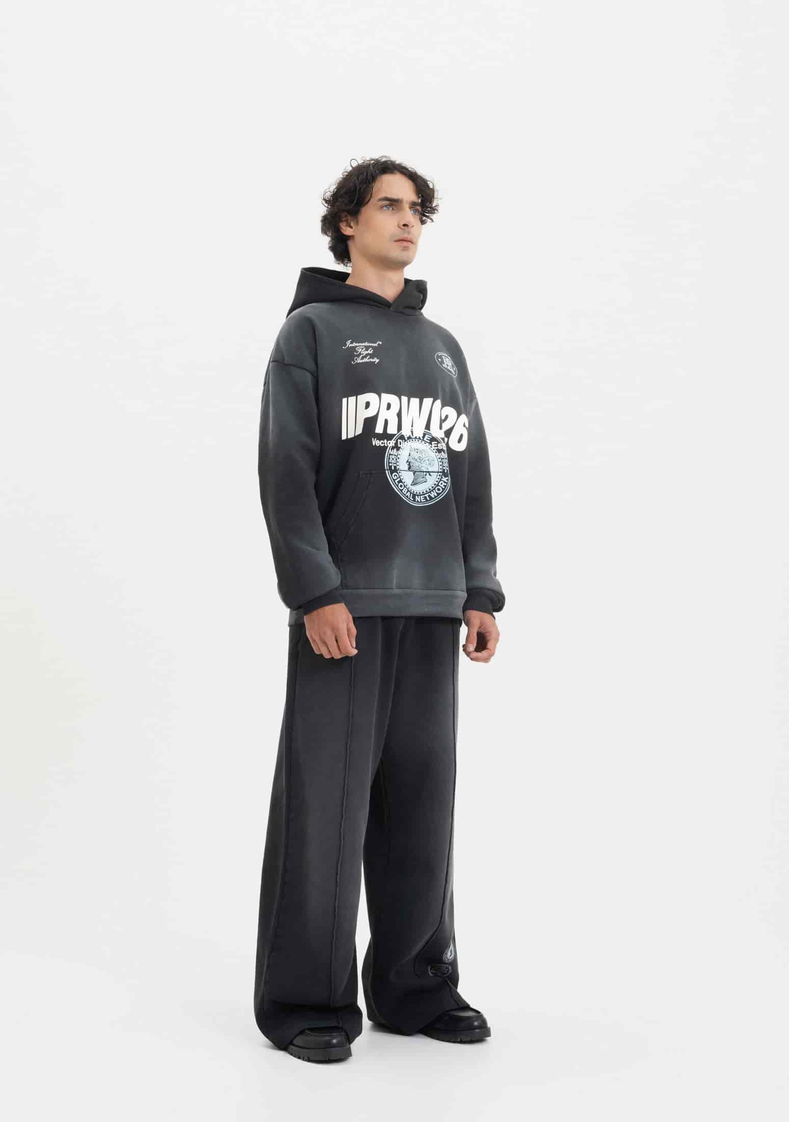 Across The Lines Black Hoodie - miniatura 4