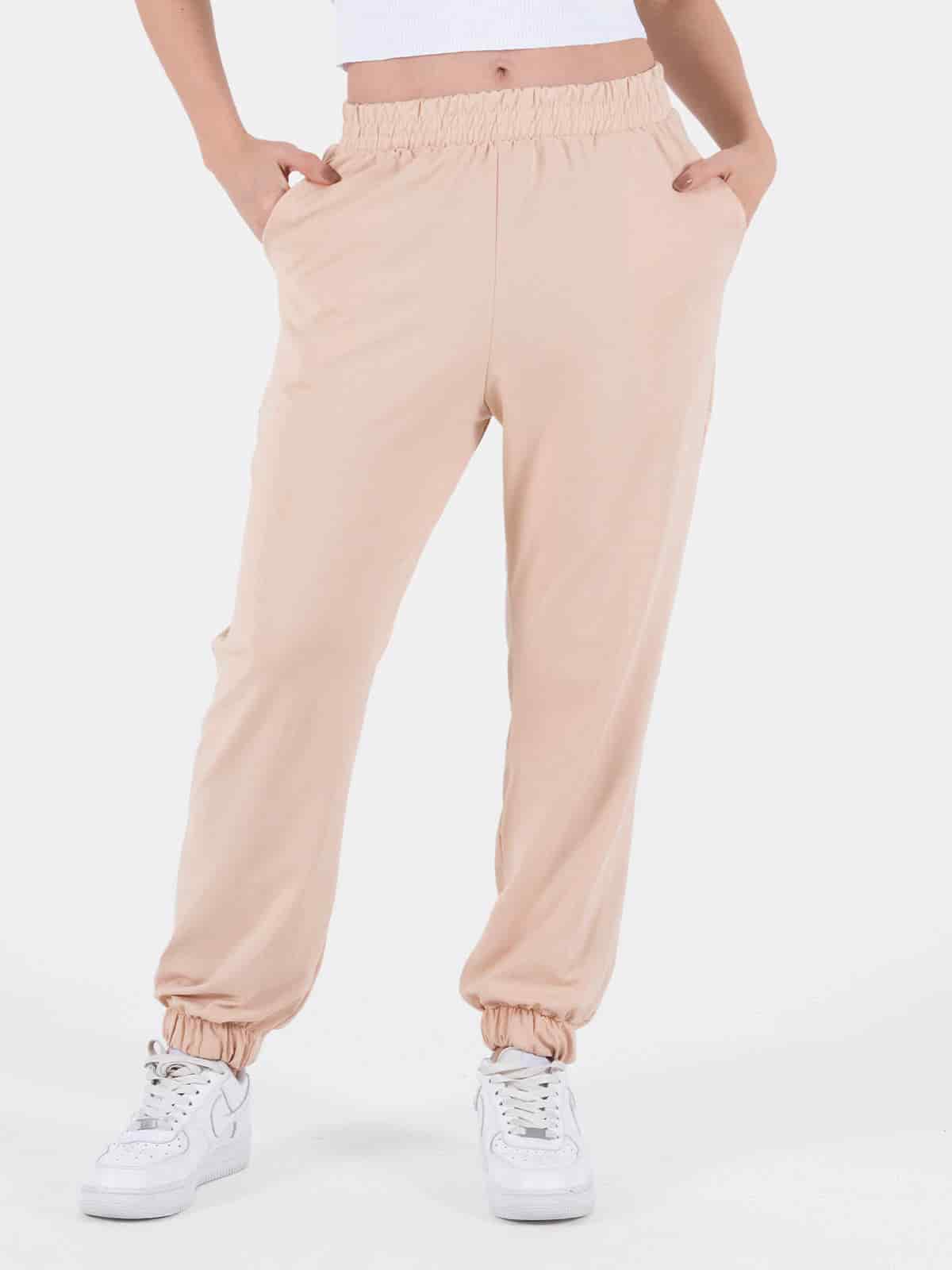 Jogger dama beige - miniatura 1