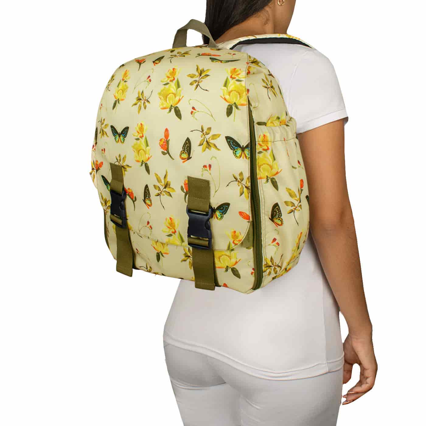 Morral Cabina Tapa Ultra Citybags Estampado Natural - miniatura 6