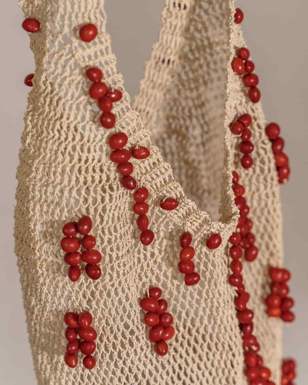 AYMA BAG IVORY-RED - miniatura 2