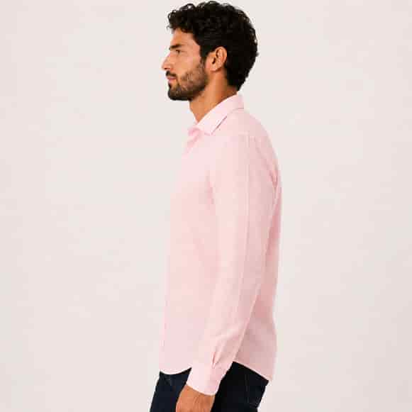 CAMISA ML 55% LINO 45%ALGODON HOMBRE - miniatura 9
