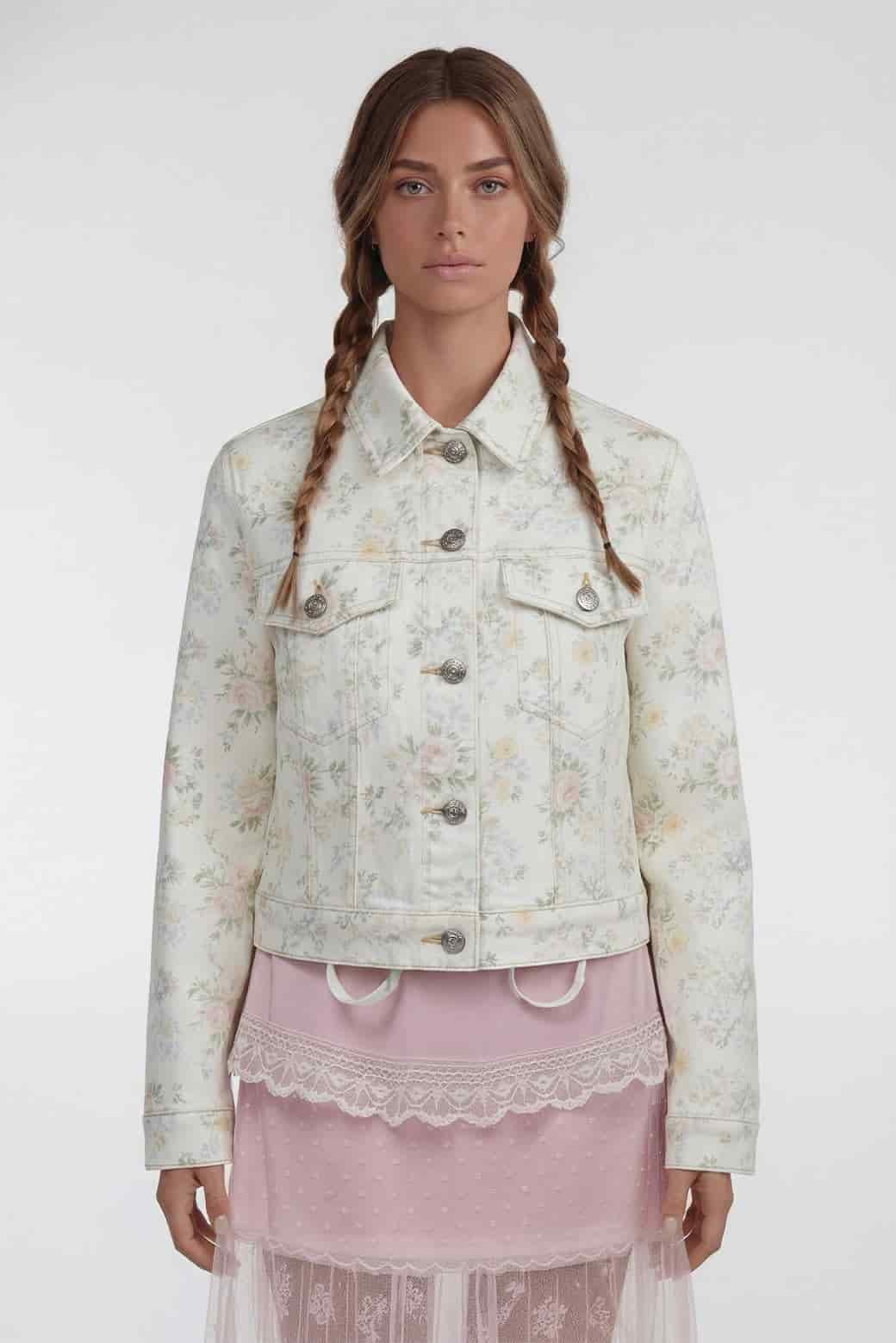 🌸 Flor de Vainilla Chaqueta - miniatura 1