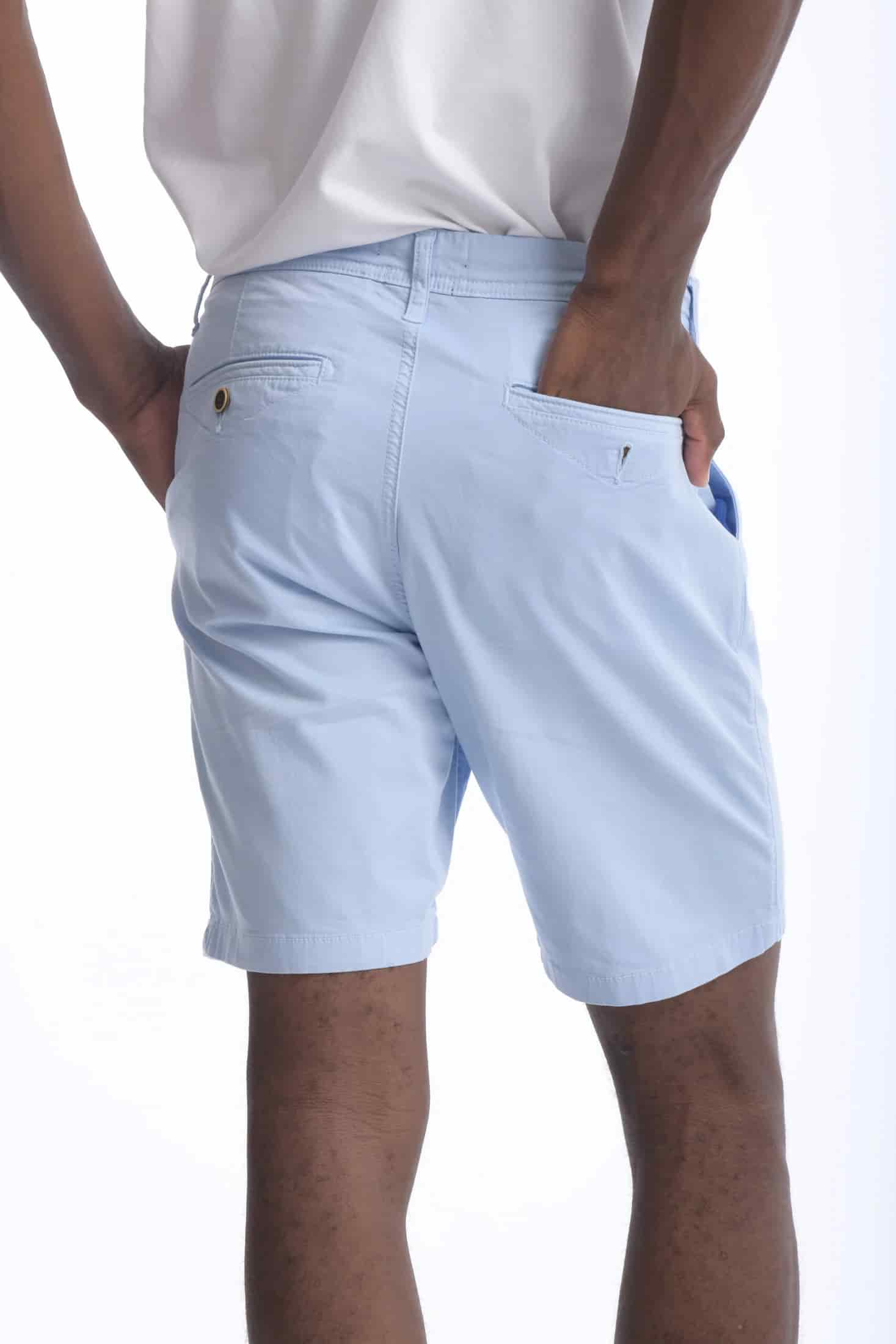 Bermuda Chino Dril Azul Marino - miniatura 4