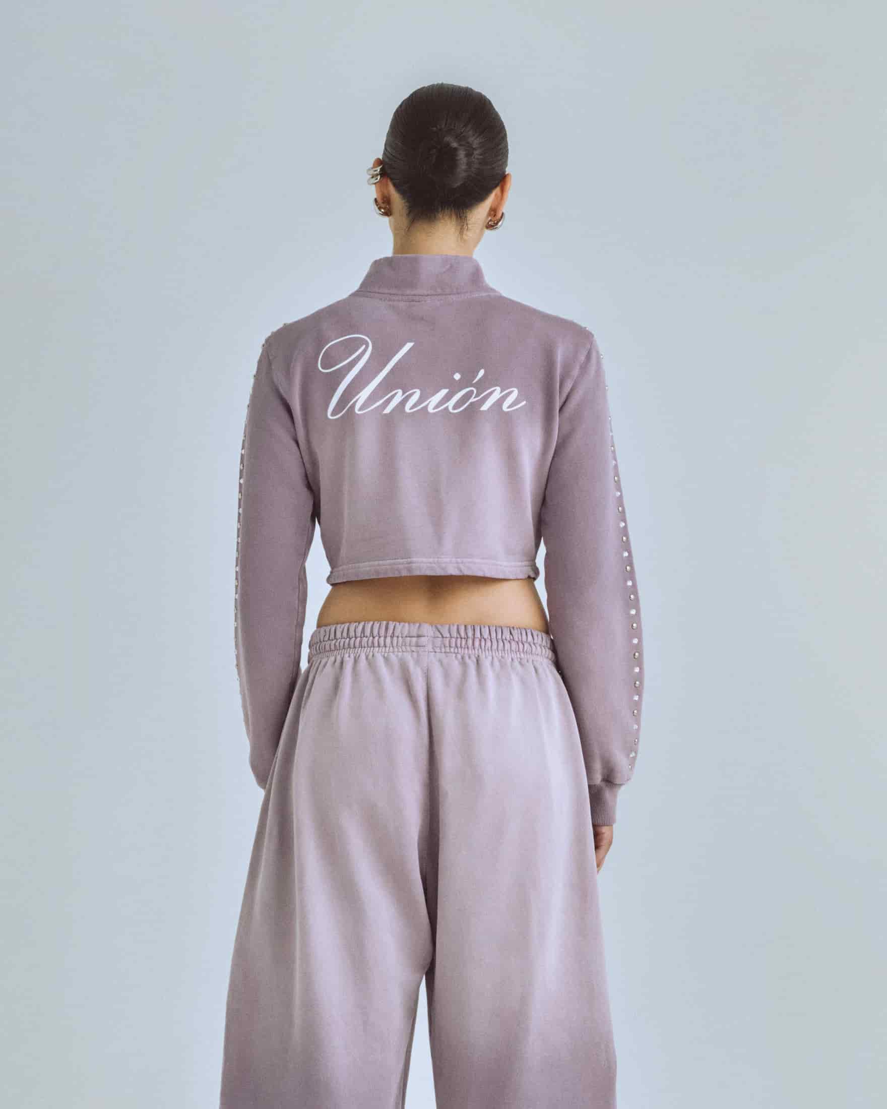 W Santa Union "Unión" Zip Up Turtleneck Purple - miniatura 7