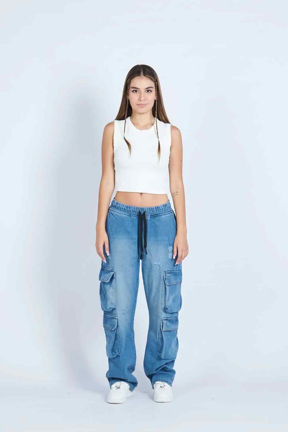 Pantalon Cargo Indigo | Drop 03 | - miniatura 1