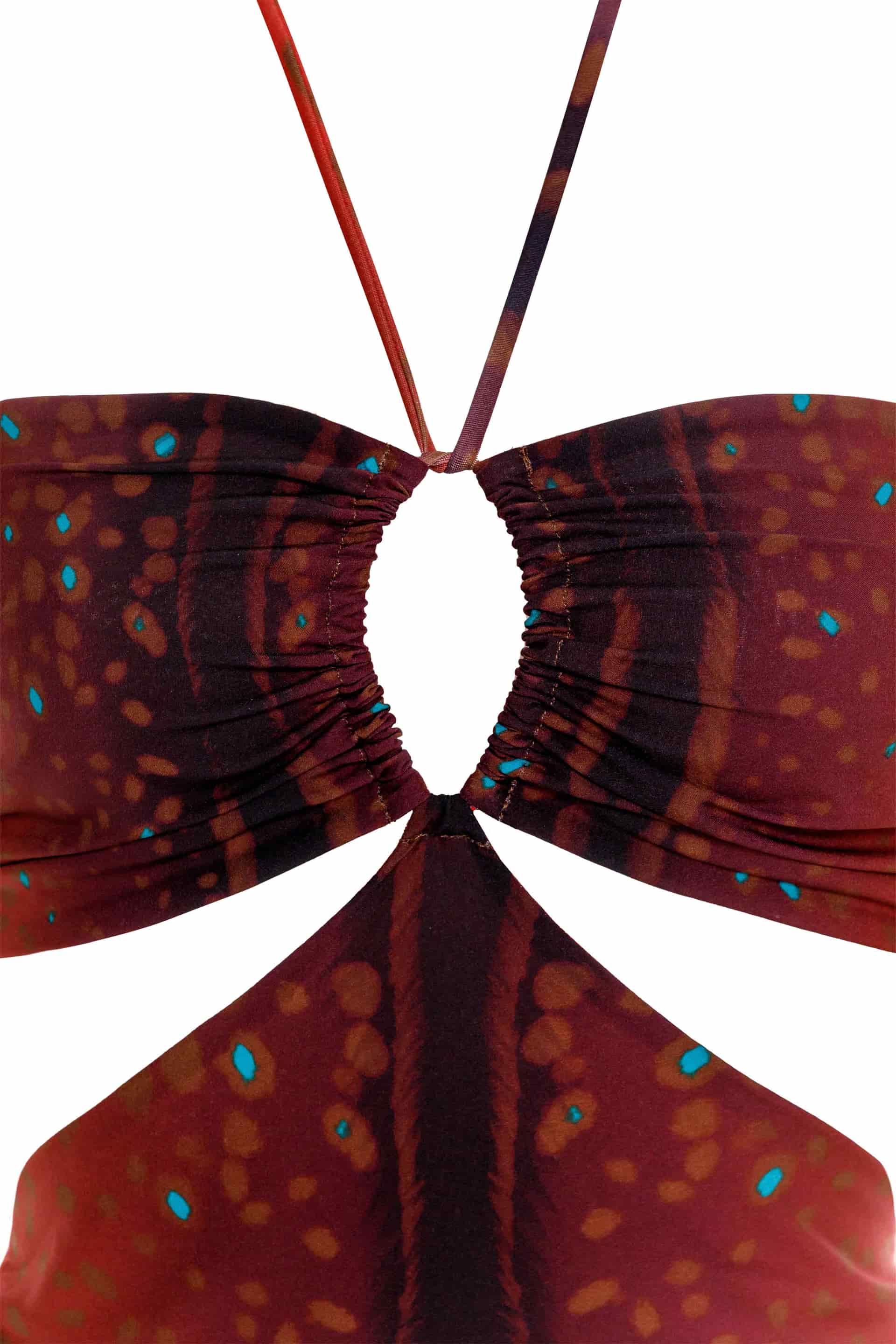 Vestido Largo Brisa Bambi Rojo - miniatura 2