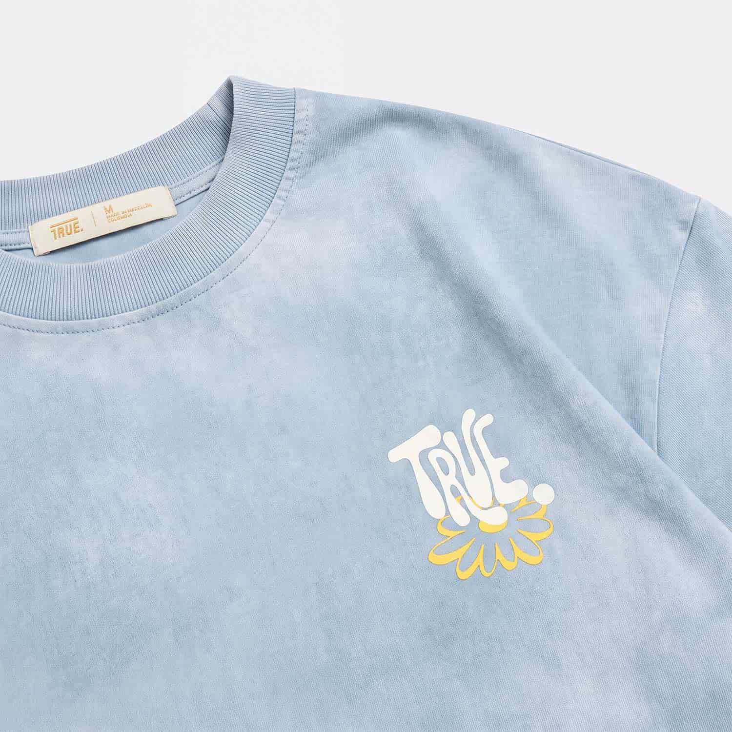 Bloom Boxy T-Shirt - Washed Blue - miniatura 7