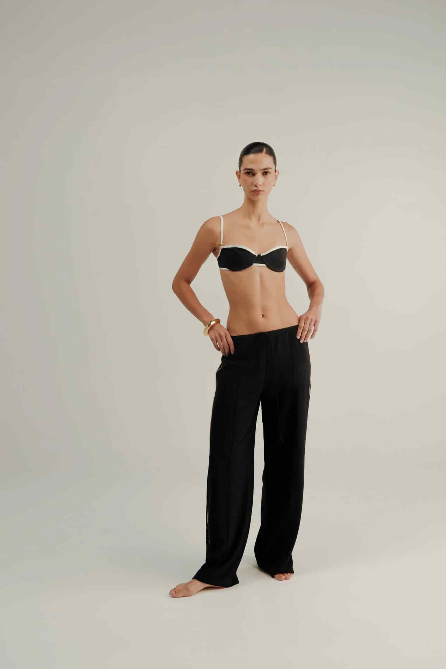 PICOS DE LA SIERRA BIKINI TOP - BLACK - miniatura 3