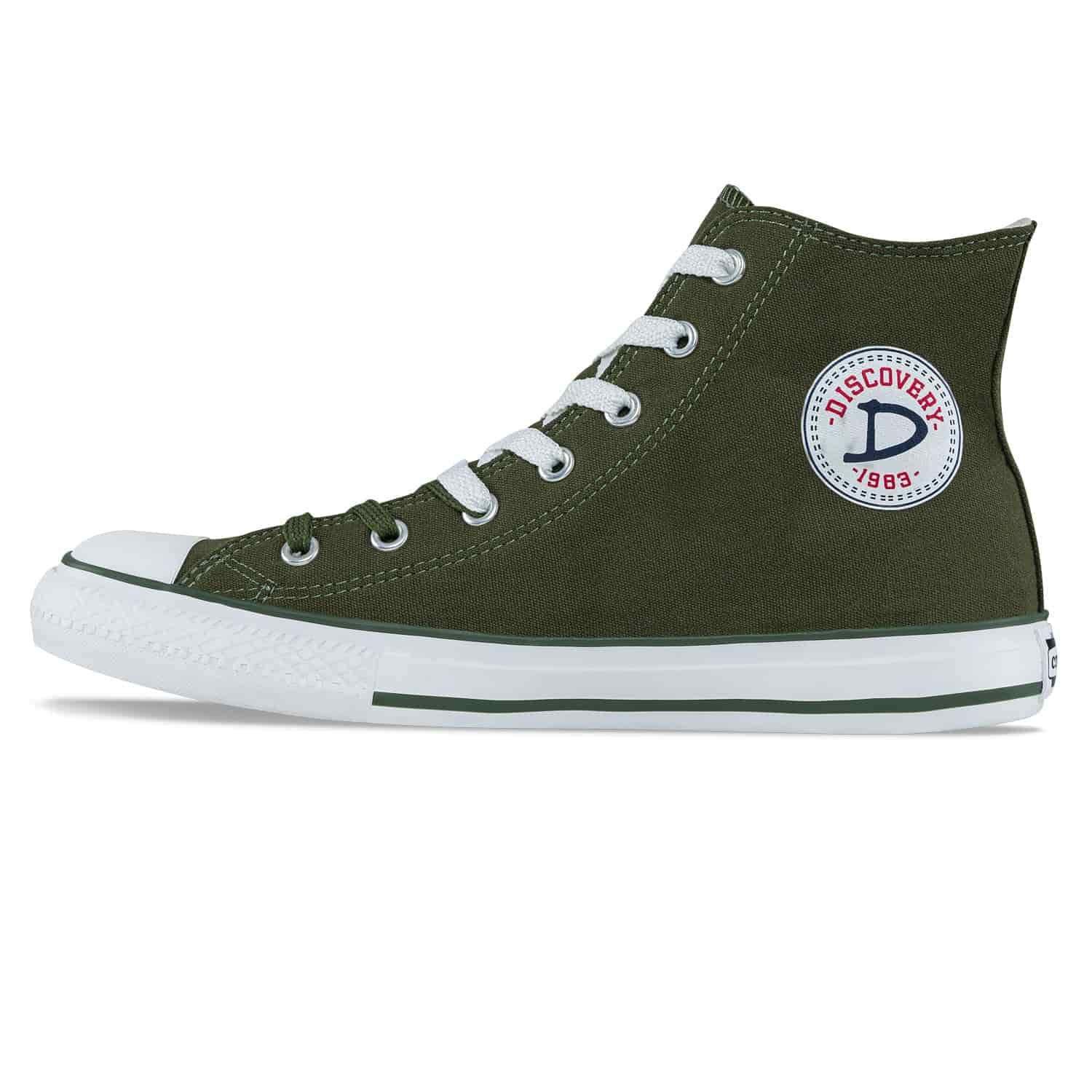 Botas Casuales Discovery Alto Verde Oliva Croydon Unisex - miniatura 4