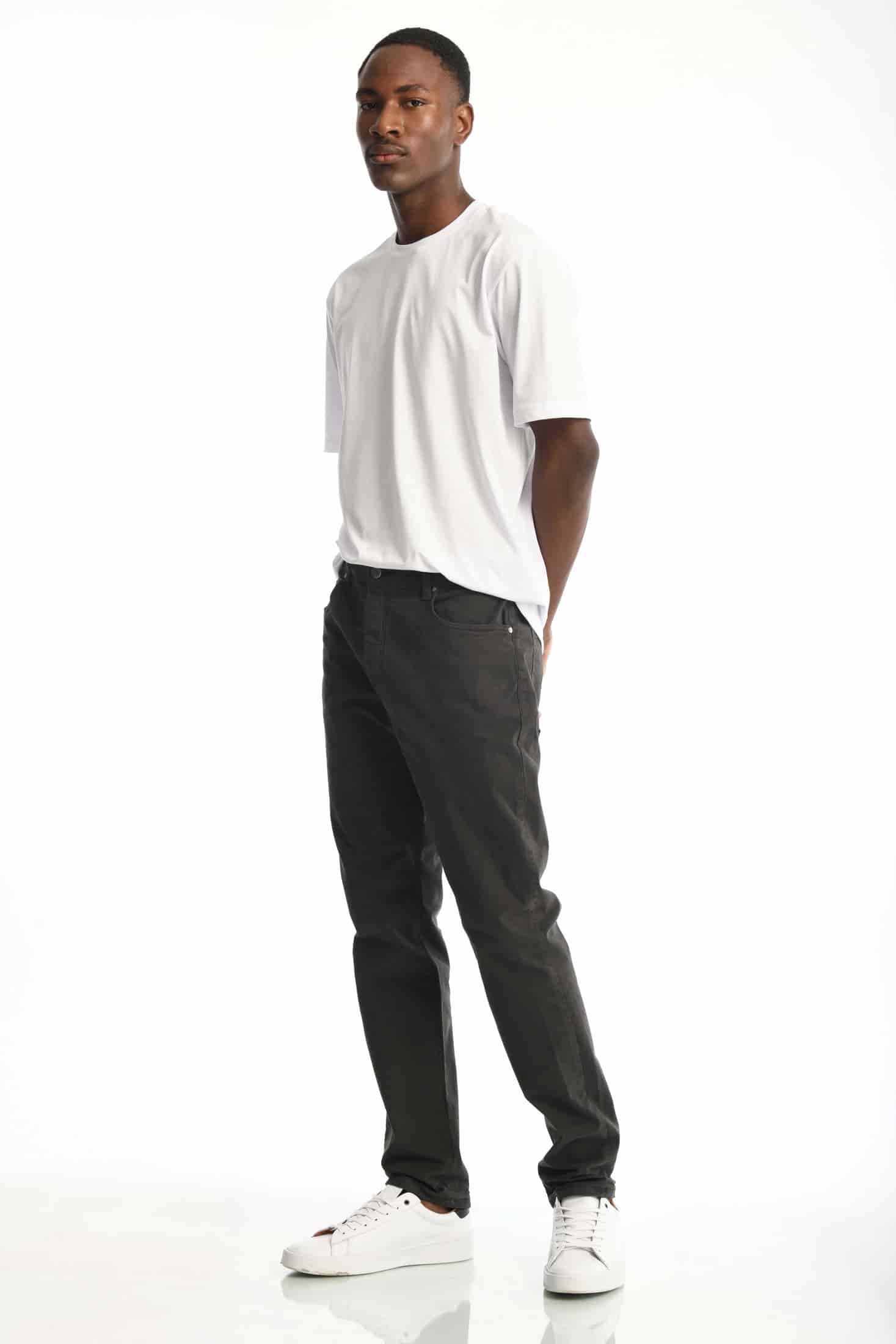 Pantalón Classic Dril 5 Bolsillos Gris Oscuro - miniatura 12