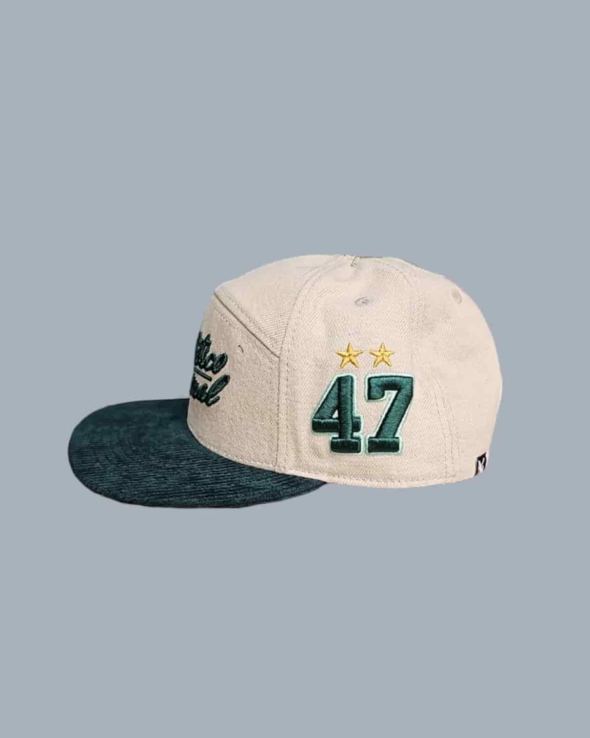 GORRA MARFIL PLANA CORDOROY ATL NACIONAL - miniatura 2