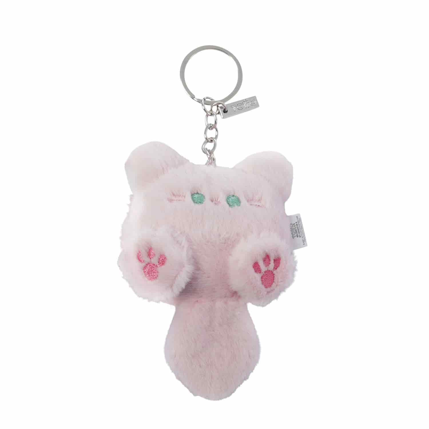 Llavero de Peluche Cat Pink color Rosado - miniatura 1