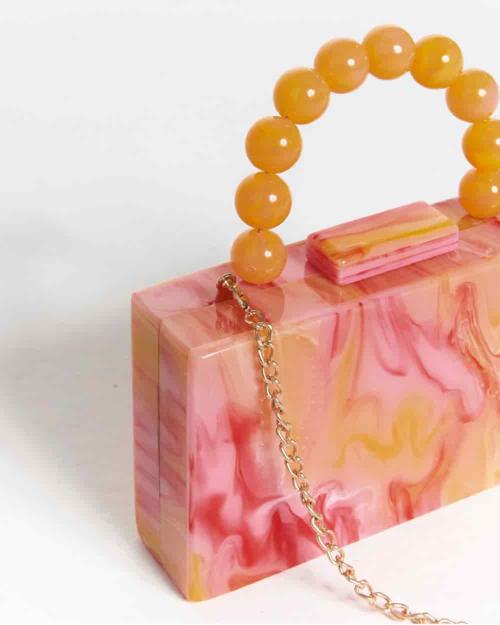 CORAL STONE HANDLE BAG - miniatura 6