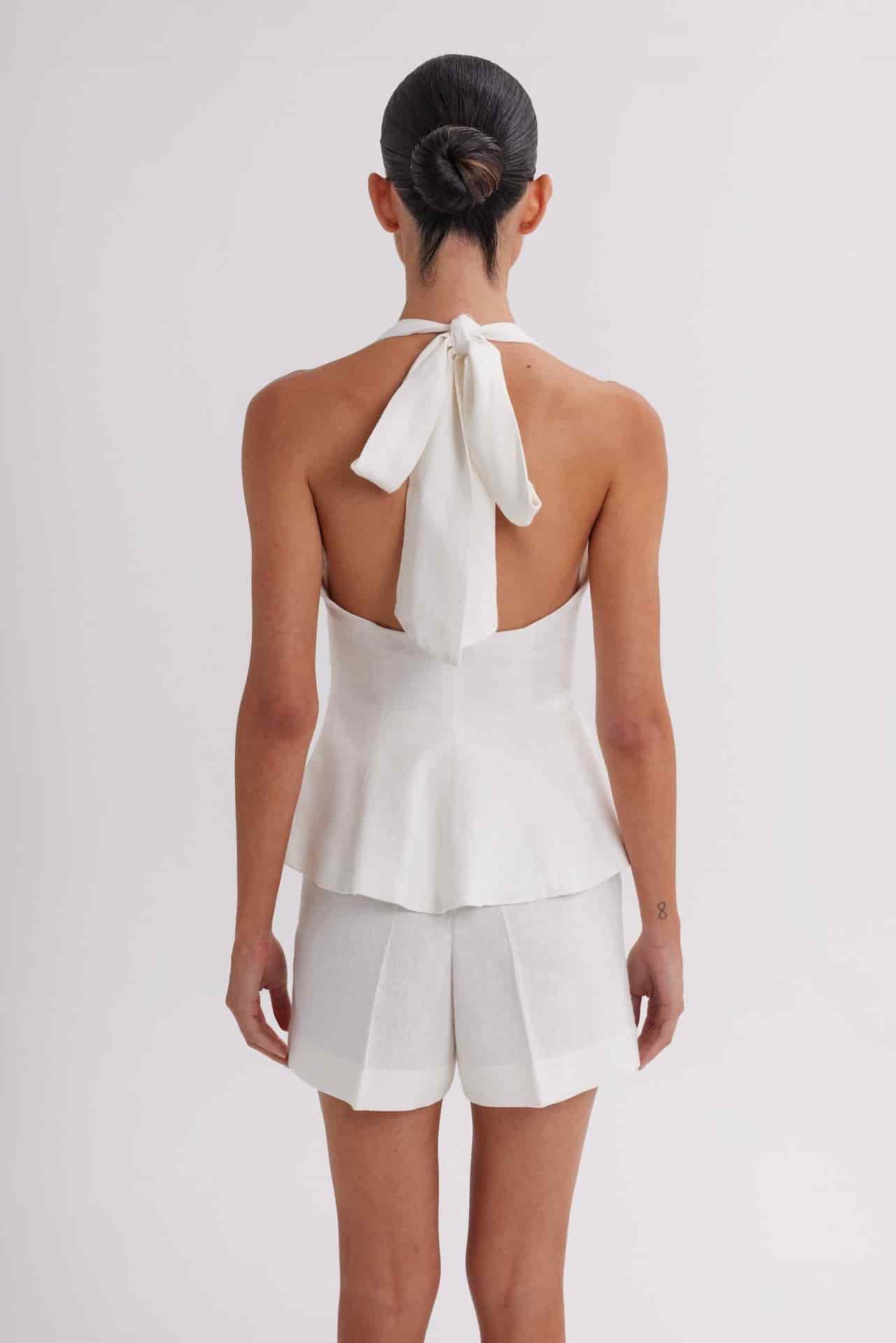 Blusa Mujer Elowen & Short Bruna Ivory - miniatura 2