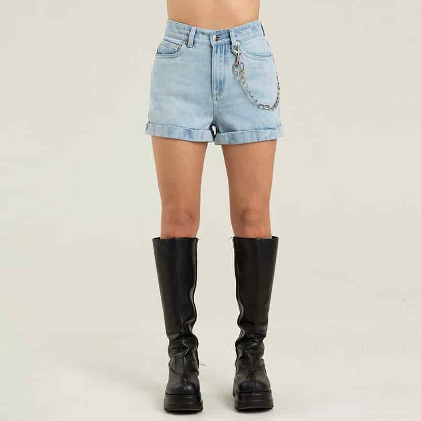 LIGHT WASH DENIM SHORT - miniatura 13