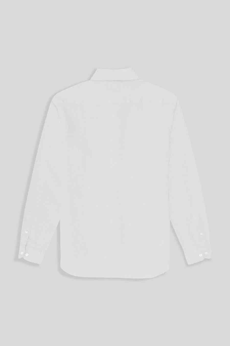 men’s linen shirt white - miniatura 6