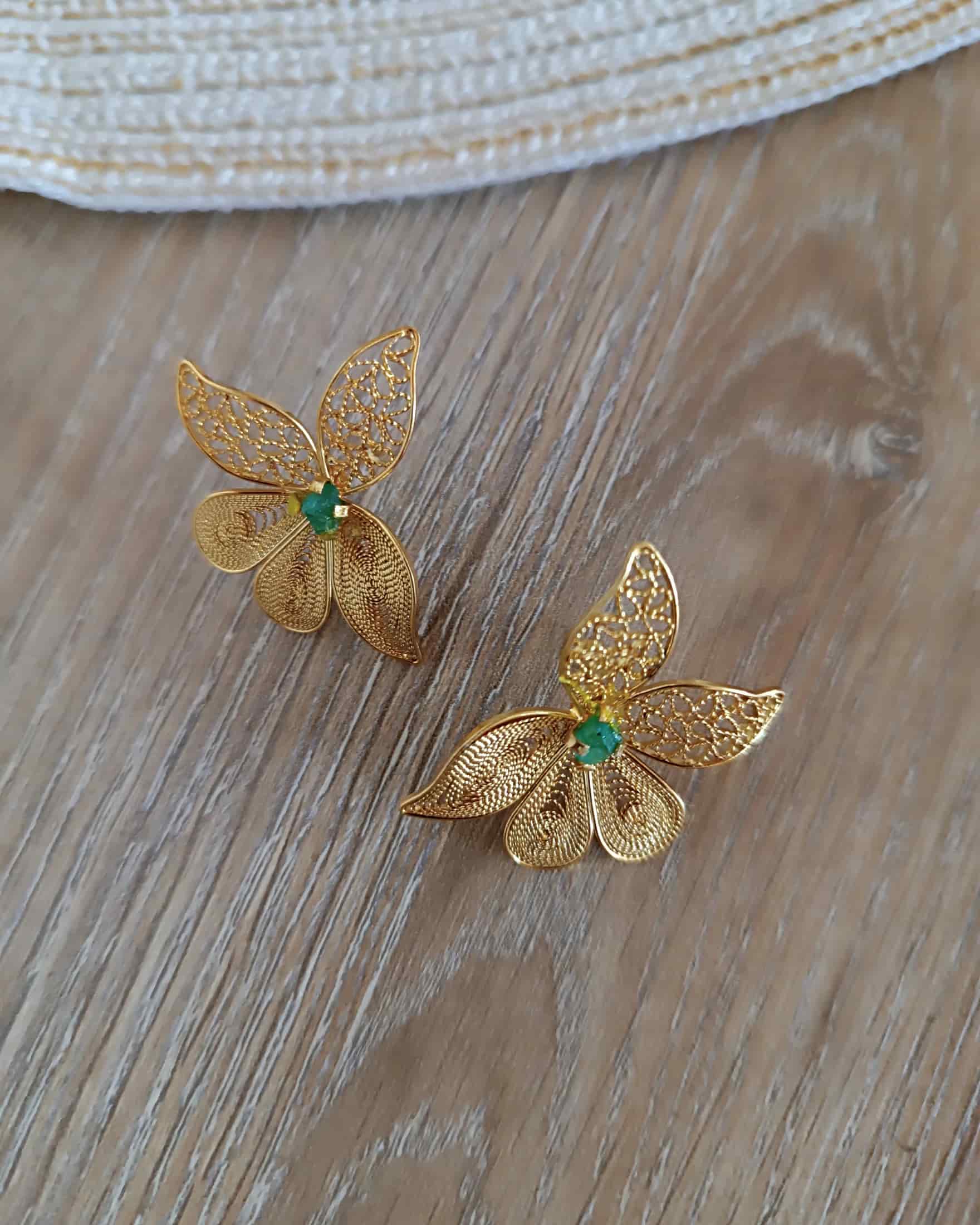 Aretes filigrana topo Imperial - miniatura 5