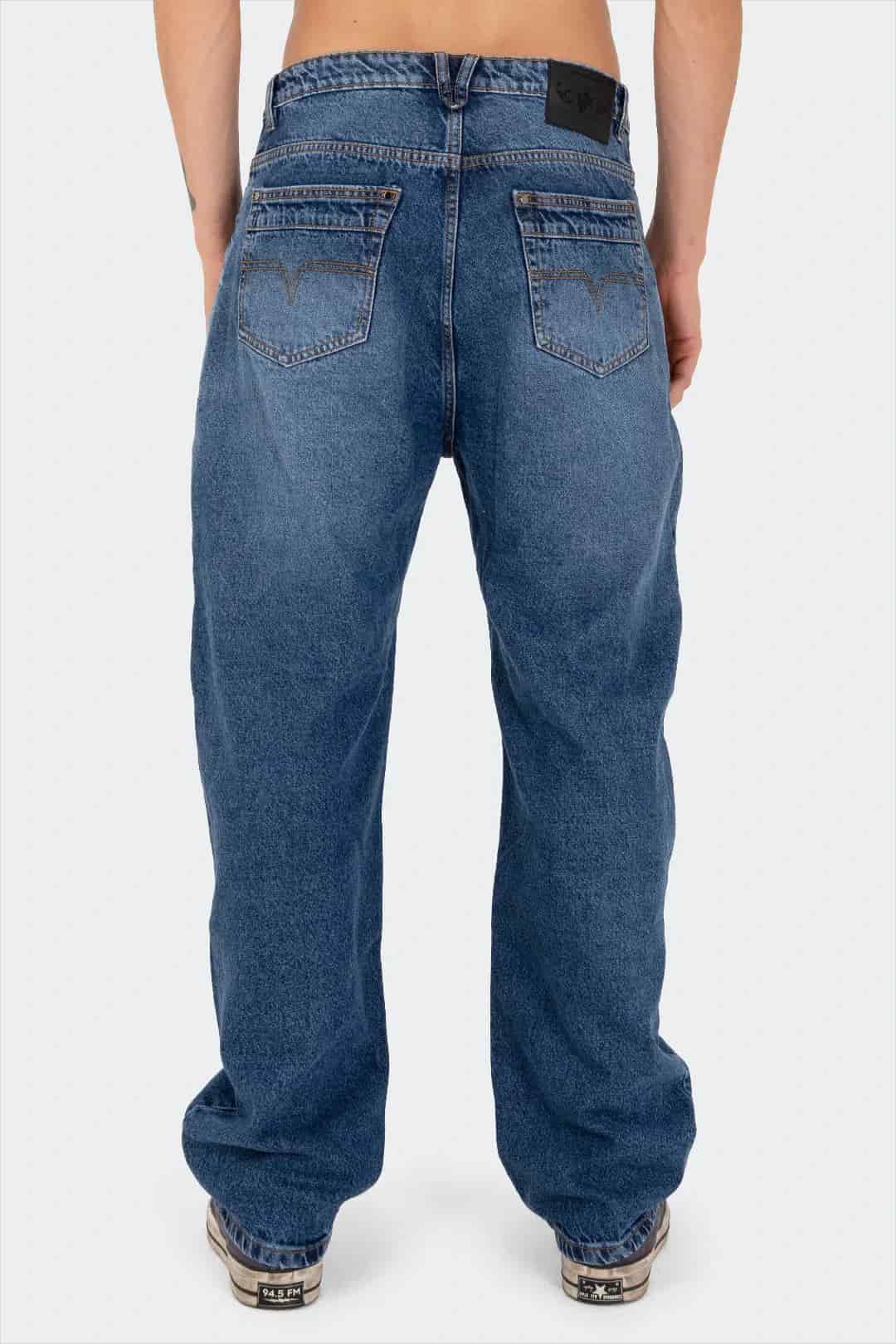 VENENO JEAN TRIPLE WAISTBAND BLUE - miniatura 4