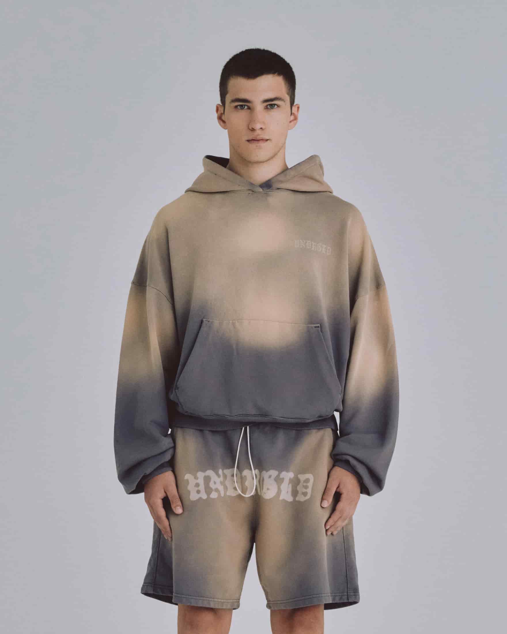94' Fragments Boxy Fit Hoodie Dirty Brown - miniatura 2