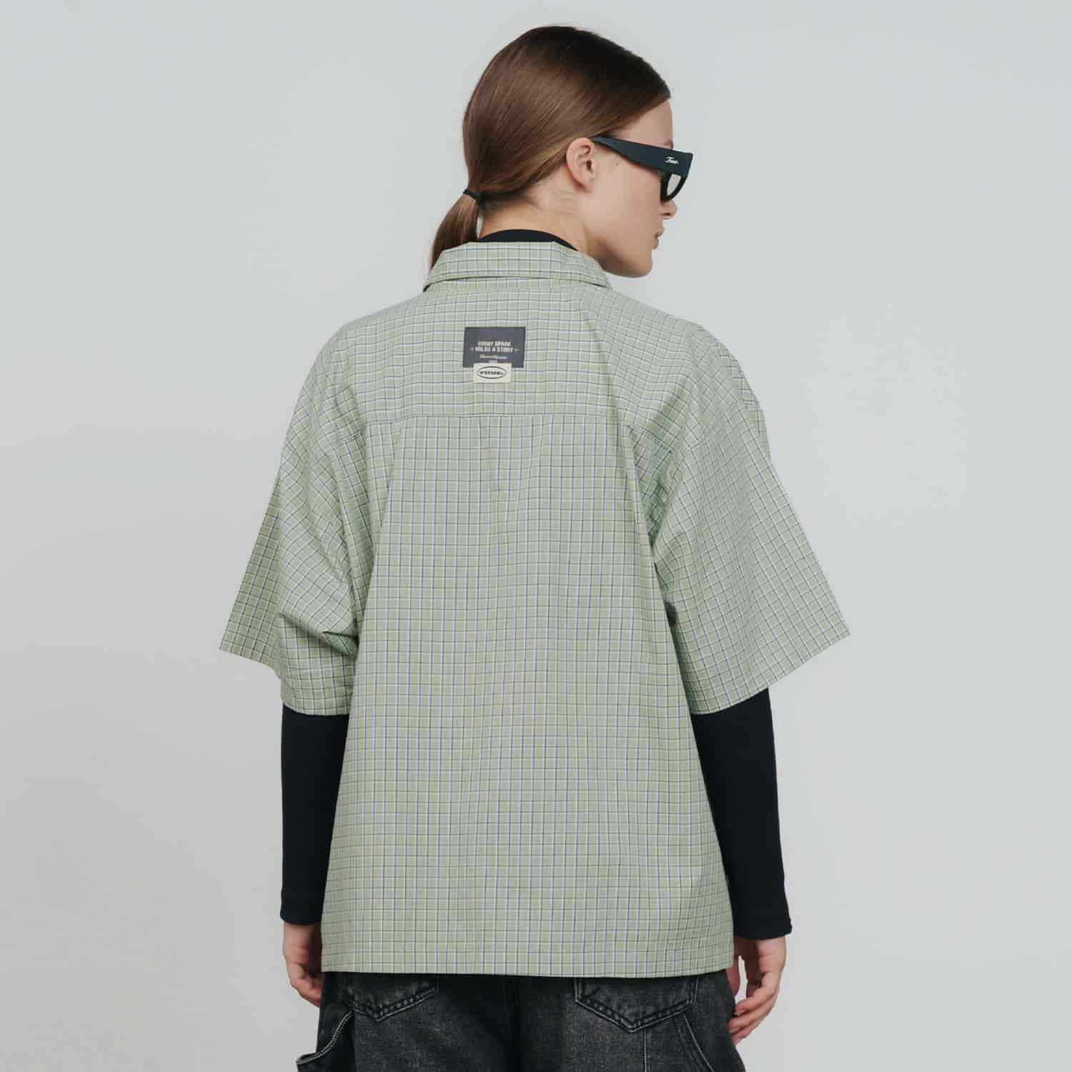 Prelude Button-Up Shirt - Olive Green - miniatura 3