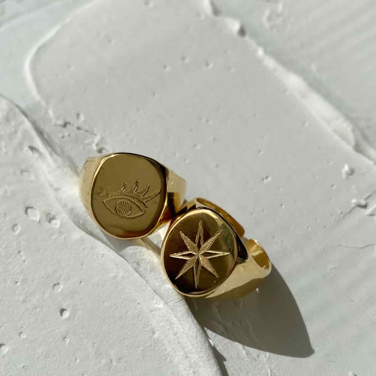 ANILLO ESTRELLA ORO - miniatura 3