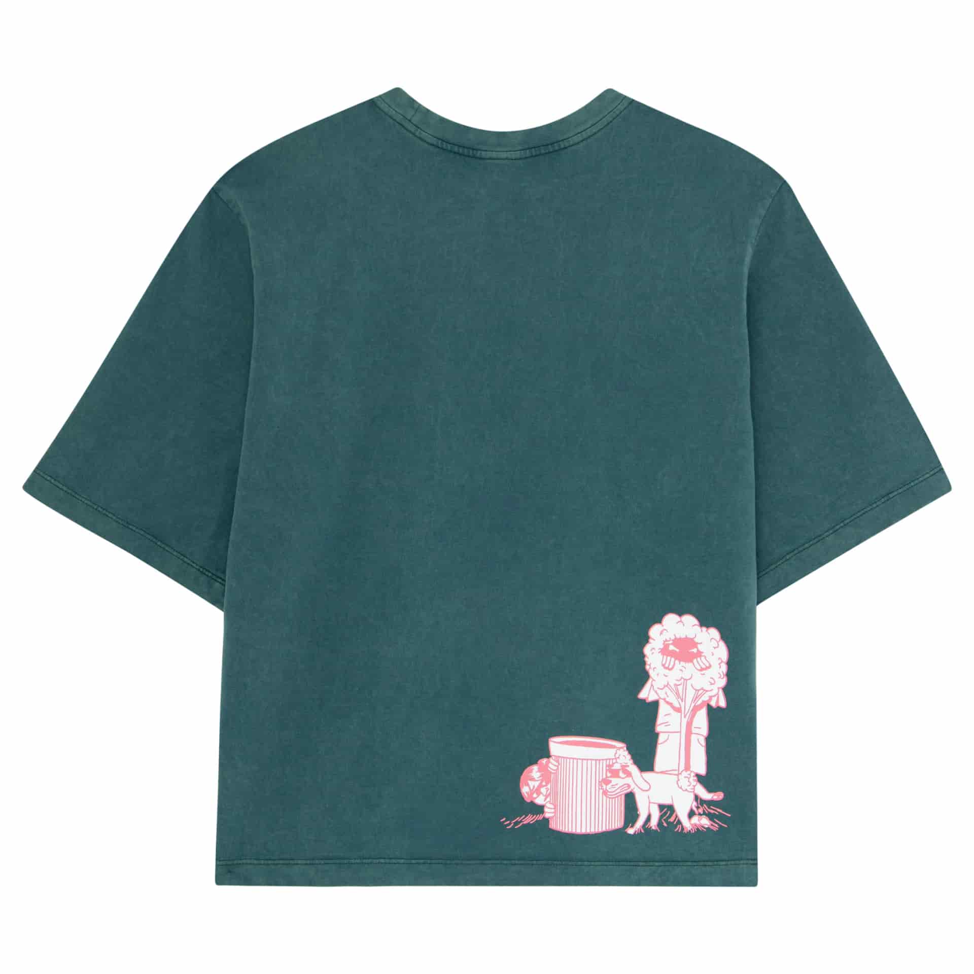 CAMISETA PRÓFUGOS VERDE WASHED - miniatura 2