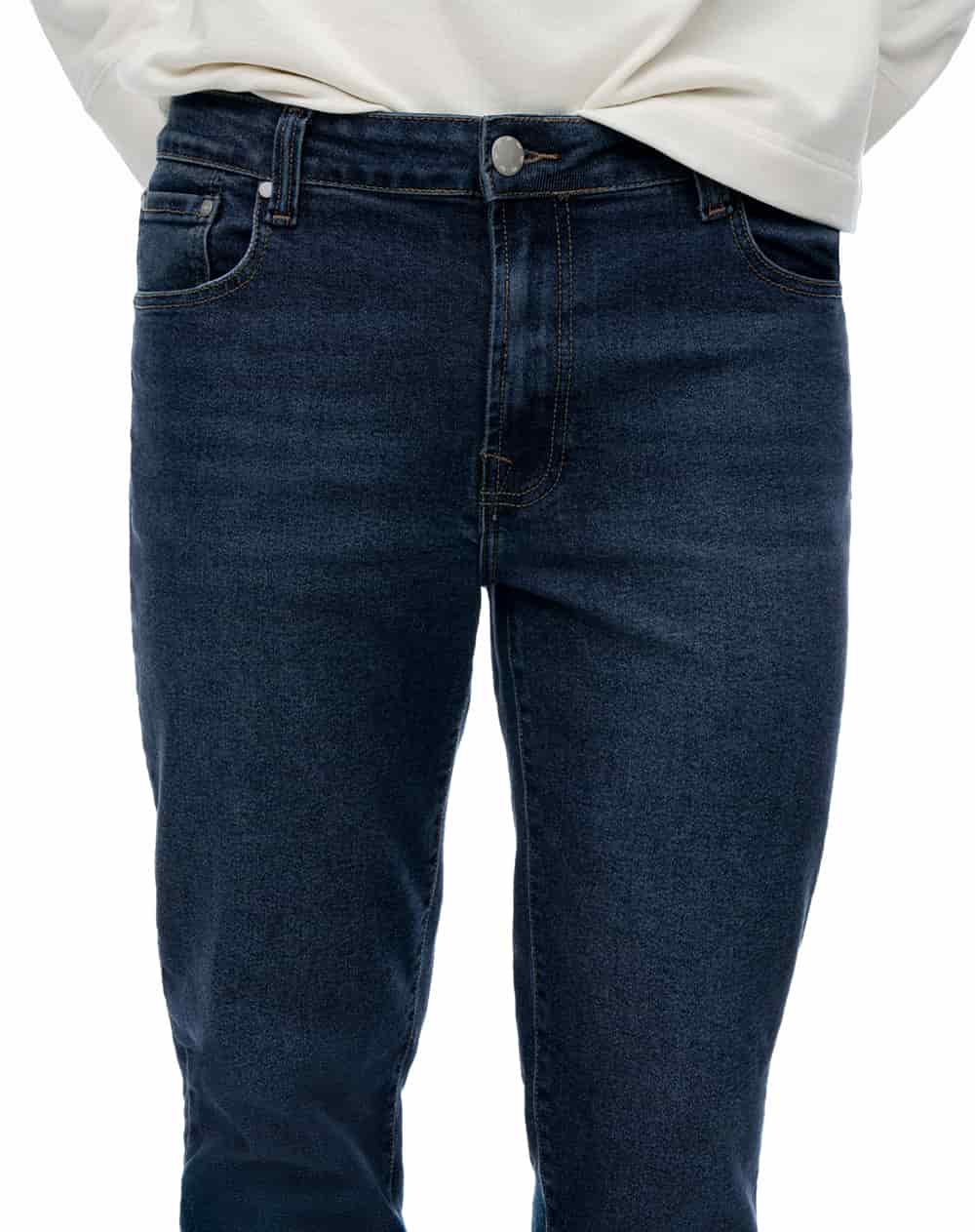 Jean slim tiro medio indigo hombre - miniatura 4