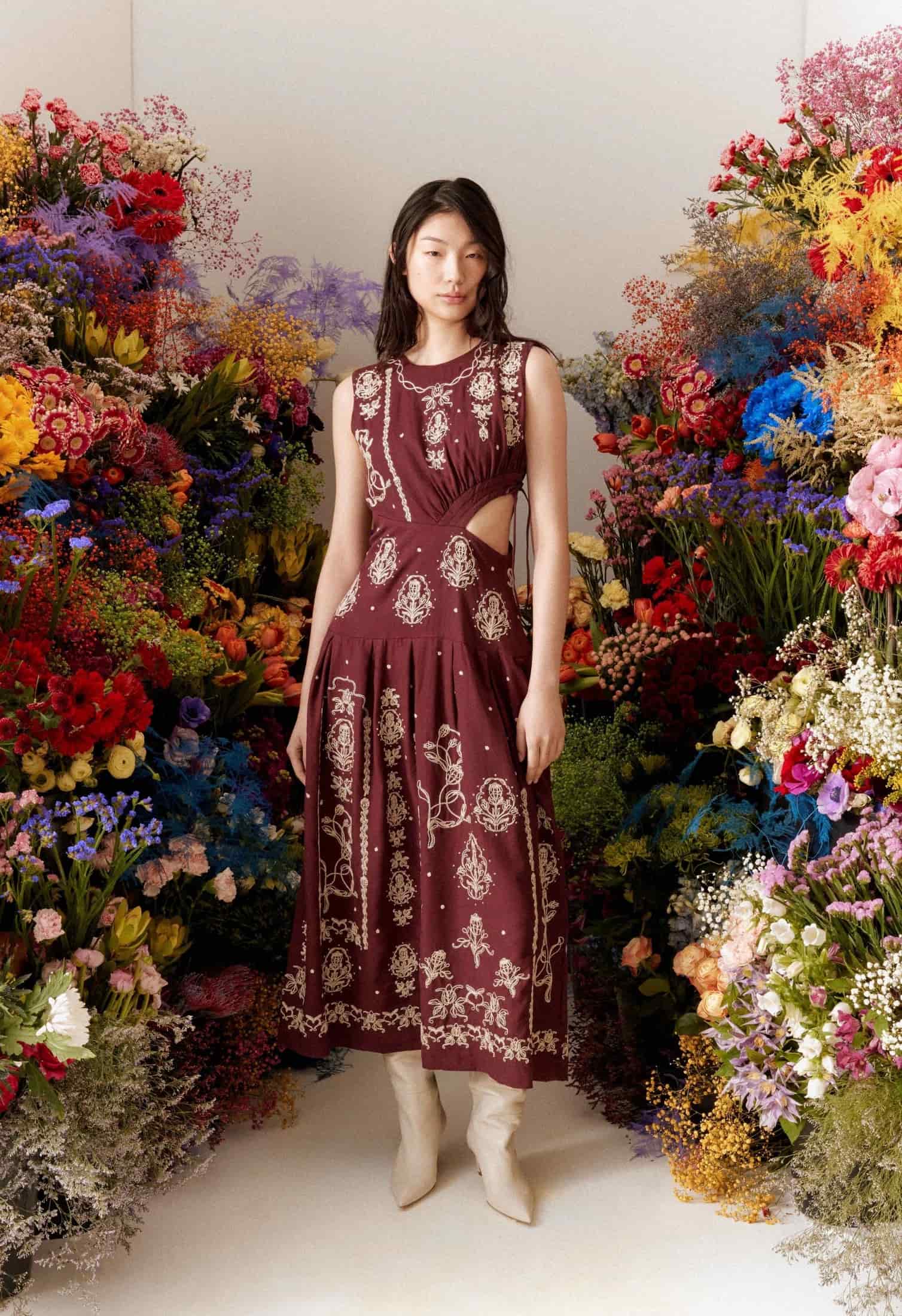 Otoño Relato Midi Dress - miniatura 2