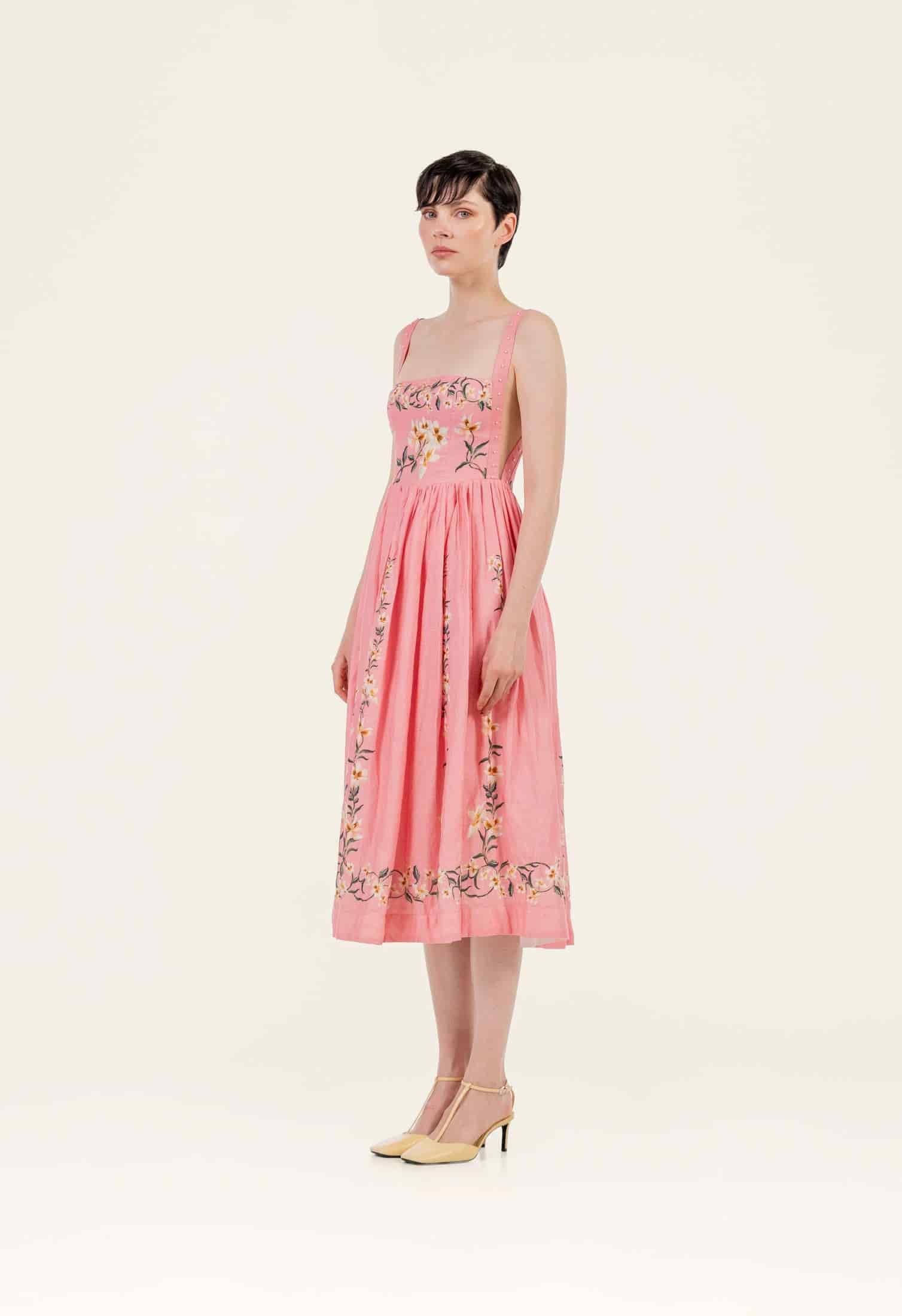 Mielero Promesa Midi Dress - miniatura 5